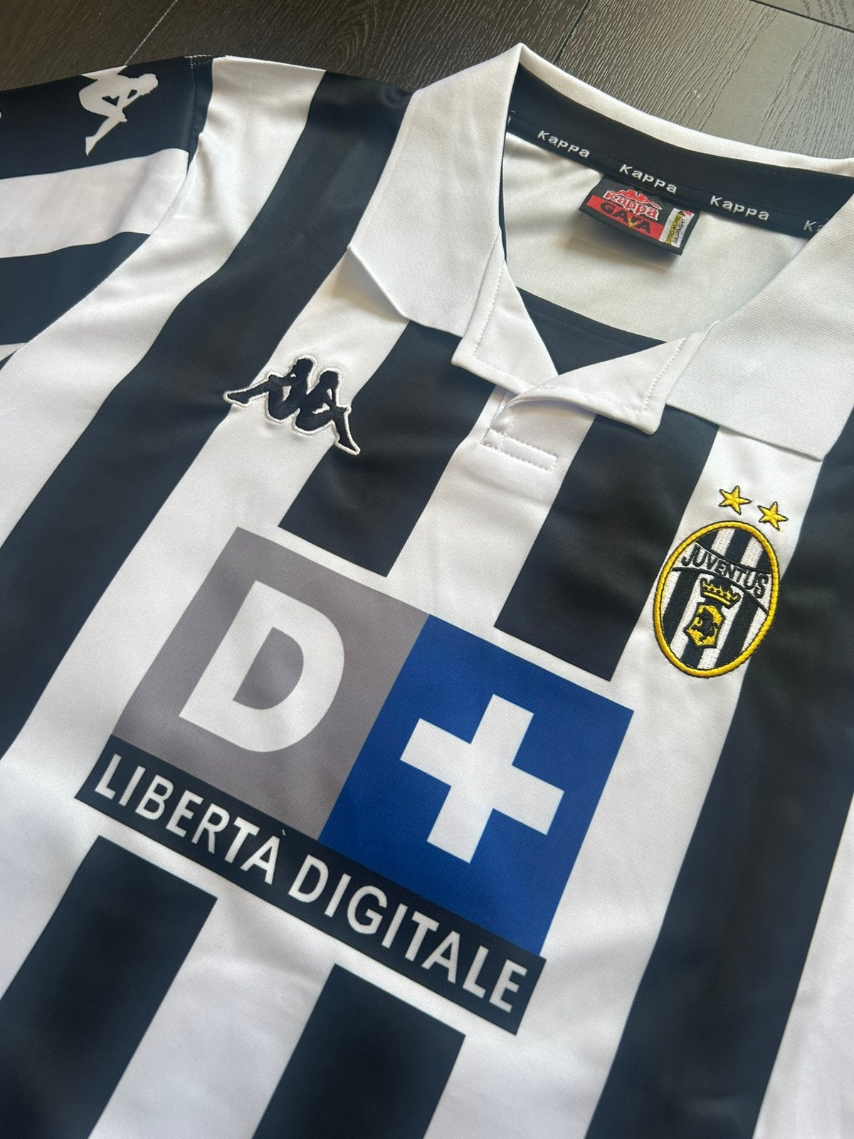 Kappa Juventus Voetbal Shirt (L) #21 Zidane, Sport en Fitness, Voetbal, Maat L, Ophalen of Verzenden, Zo goed als nieuw, Shirt