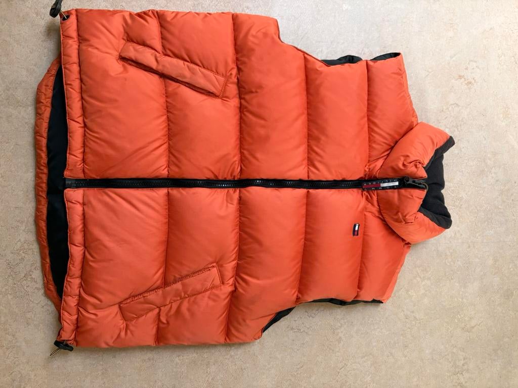 Tommy Hilfiger bodywarmer dons, Kleding | Dames, Bodywarmers, Ophalen of Verzenden, Zo goed als nieuw, Maat 38/40 (M), Blauw