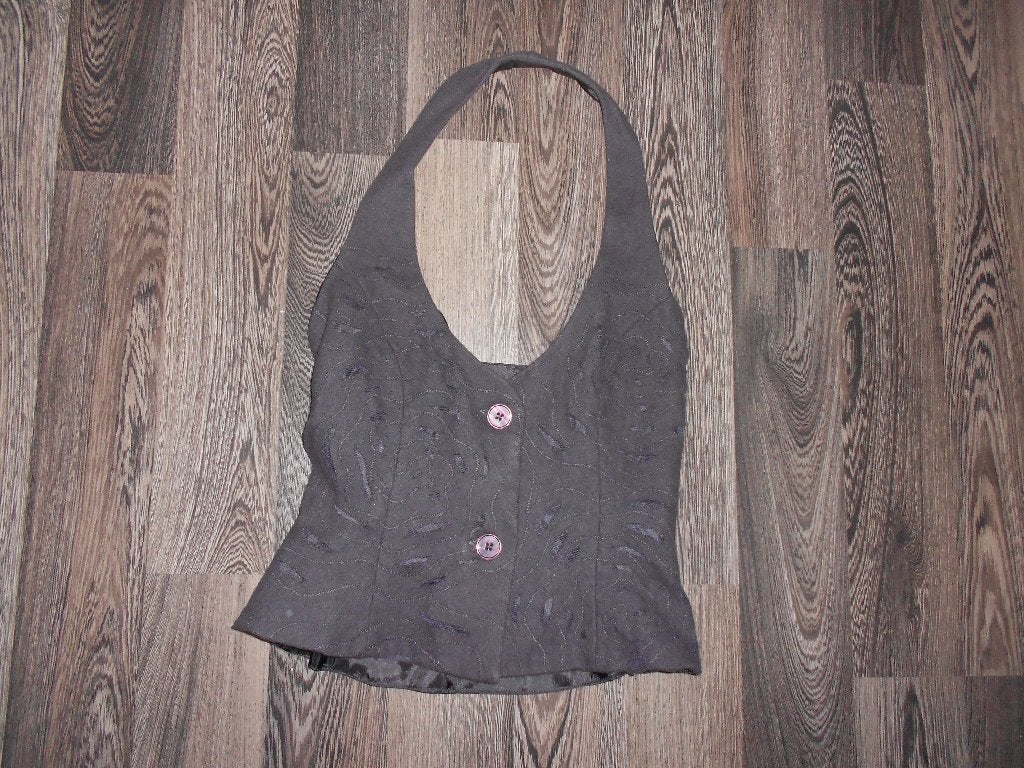 Dames haltergilet van just b,maat xs, Ophalen of Verzenden, Gedragen, Maat 34 (XS) of kleiner