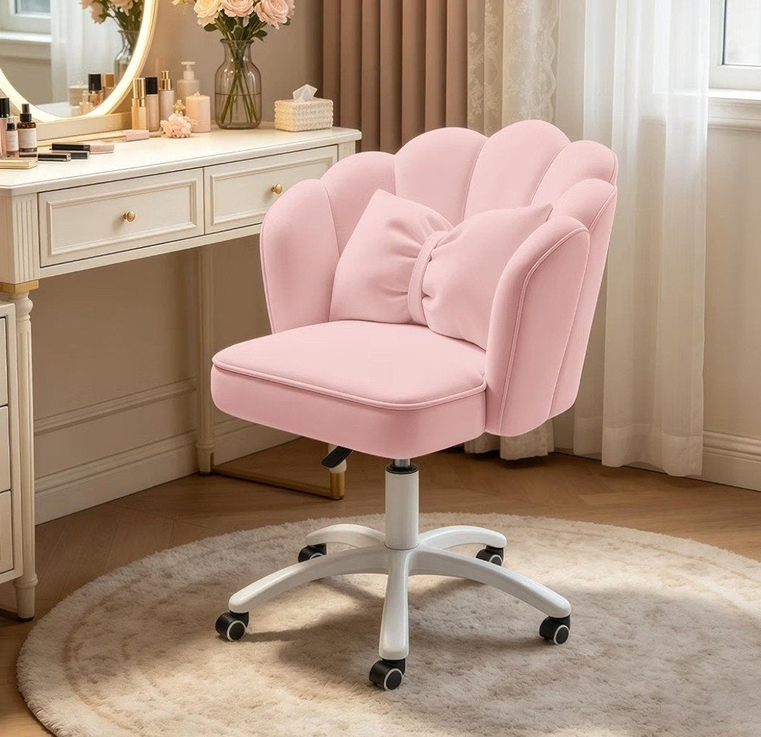 Mooie stoel voor Kaptafel of Bureau. Nieuw in doos., Ophalen, Nieuw, Roze