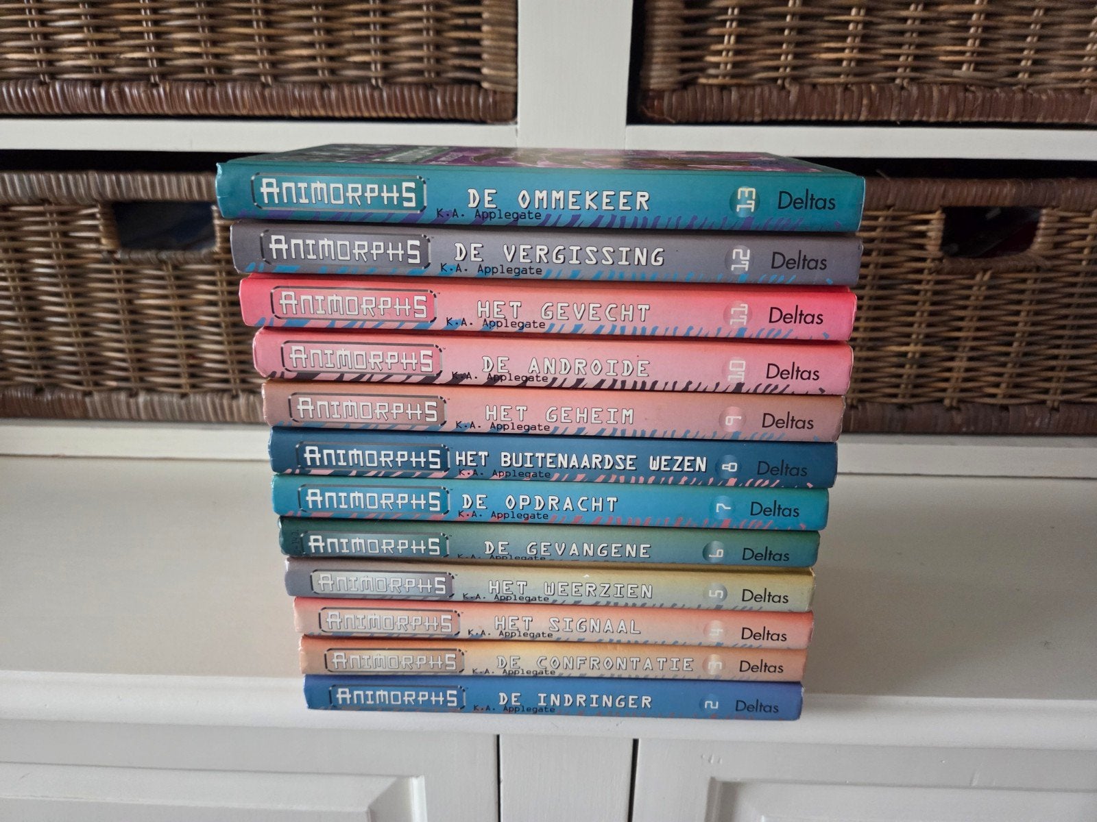 K.A. Applegate - Animorphs (deel 2 tm13), Boeken, Ophalen of Verzenden, Gelezen