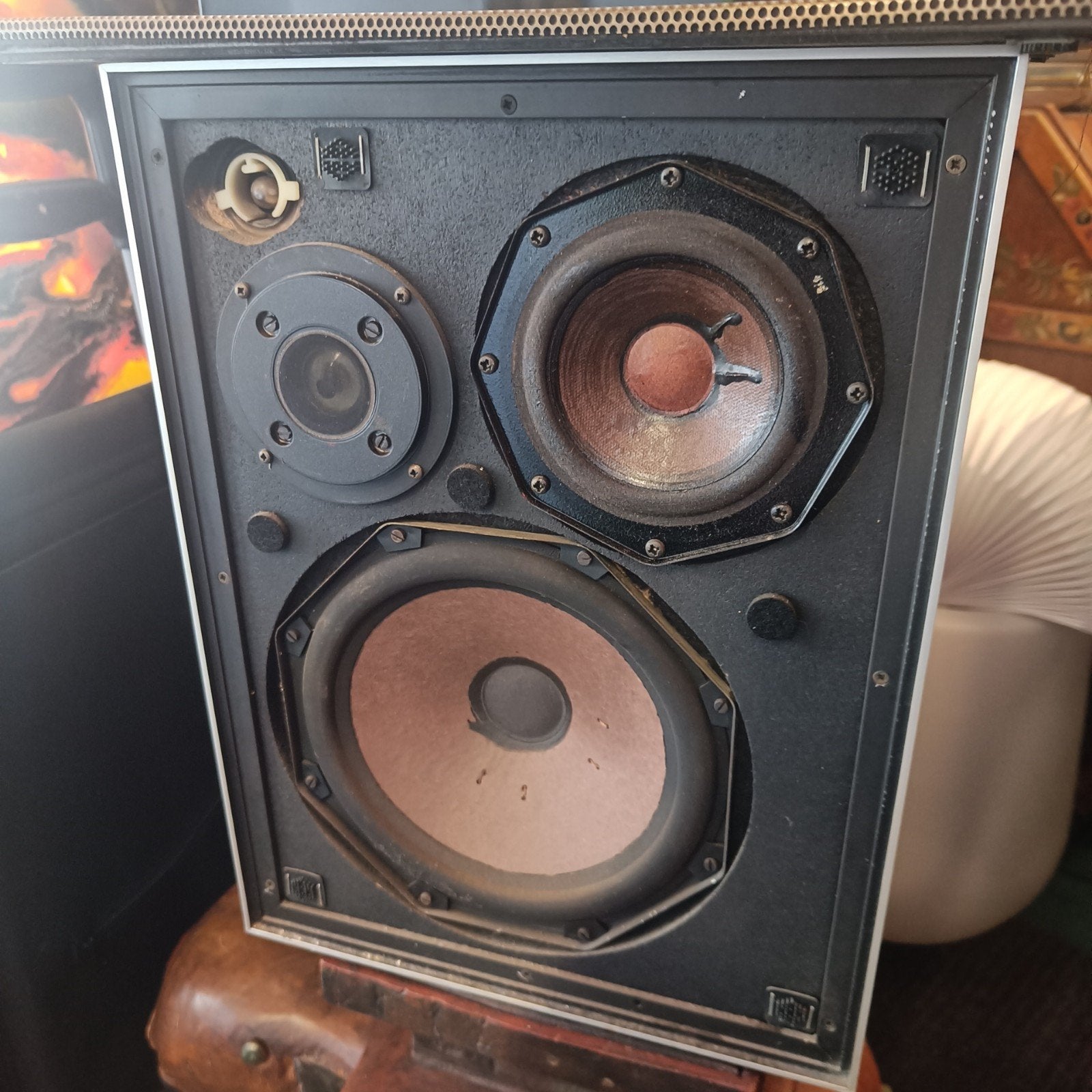 Philips MFB 532 Electronic luidspreker, Philips, Gebruikt, Boekenplank luidspreker, Ophalen