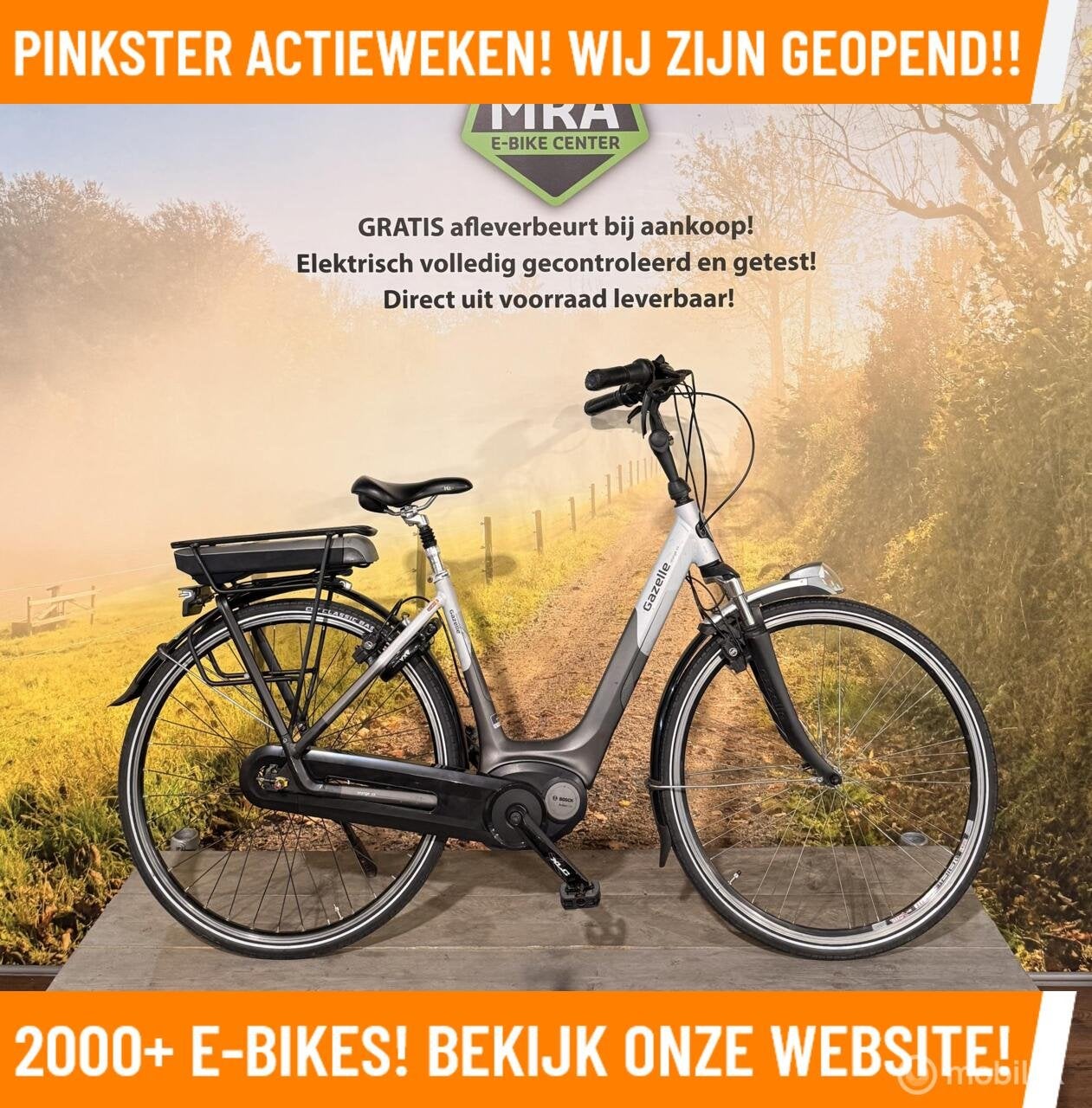 Gazelle Orange CX Elektrische fiets met BOSCH midden motor!, 47 tot 51 cm, Gazelle