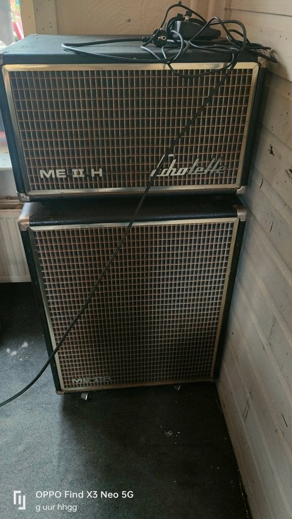 Echolette ME II H vintage orgelkabinette, Gebruikt, 120 tot 150 watt, Overige typen, Ophalen