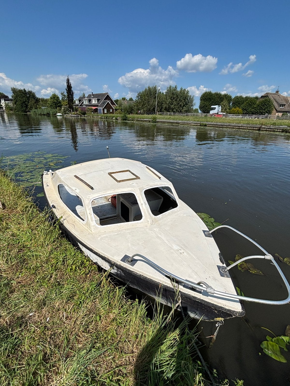 Kajuitboot met buitenboordmotor - opknapper, Ophalen, Overige merken, Gebruikt, Kajuitboot