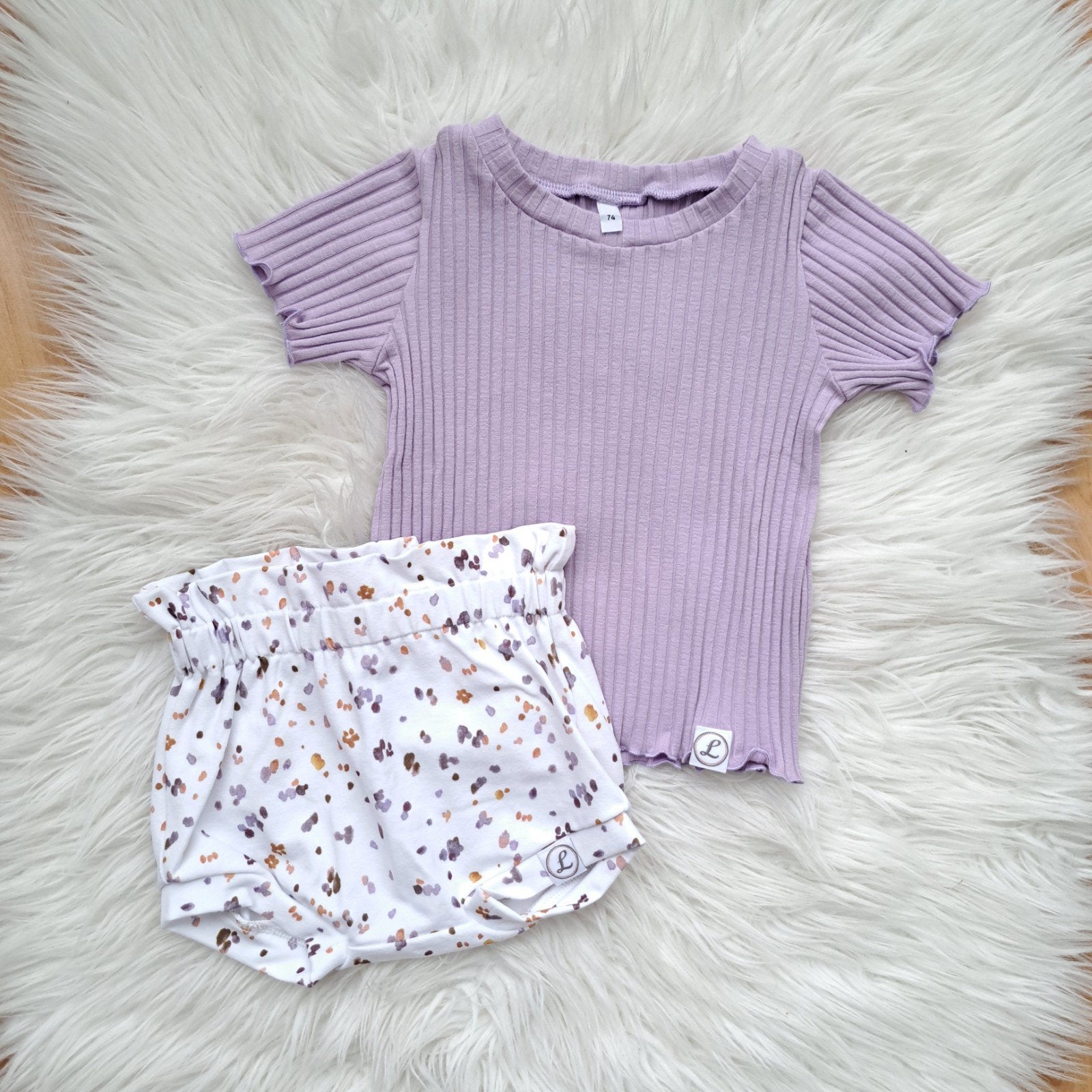 T-shirt met bloomer maat 74, Ophalen of Verzenden, Nieuw, Handgemaakt, Meisje