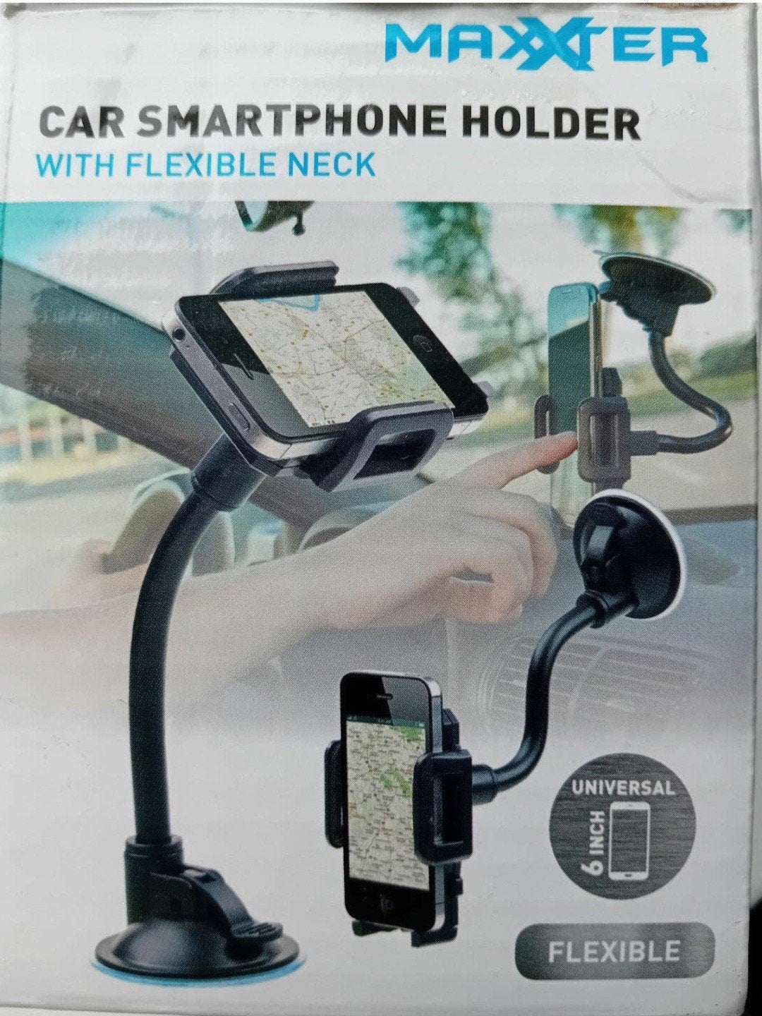Telefoonhouder Met Flexibele Zwanenhals Zuignap (6 Inch), Ophalen, Nieuw, Auto