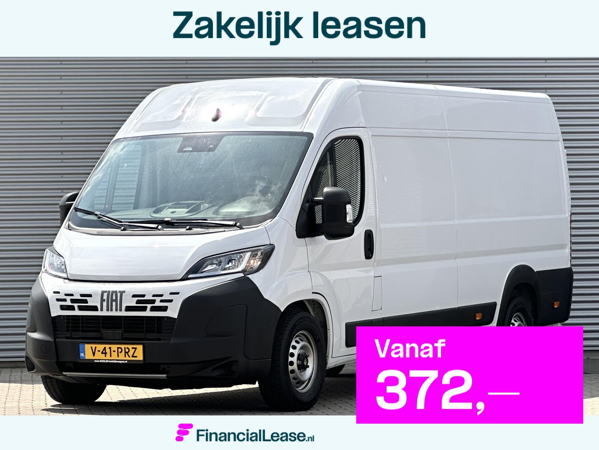 Fiat Ducato 2.2 MultiJet 140 S&S L4H2 3.5t Heavy HD, Voorwielaandrijving, Stof, Gebruikt, Euro 6