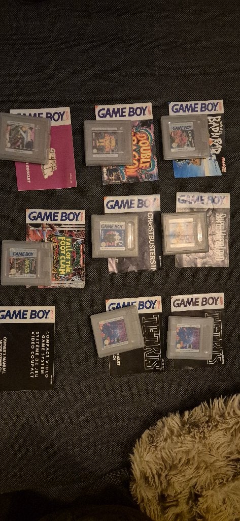 Gameboy + spellen en accessoires, Ophalen, Gebruikt, Game Boy Classic, Met games