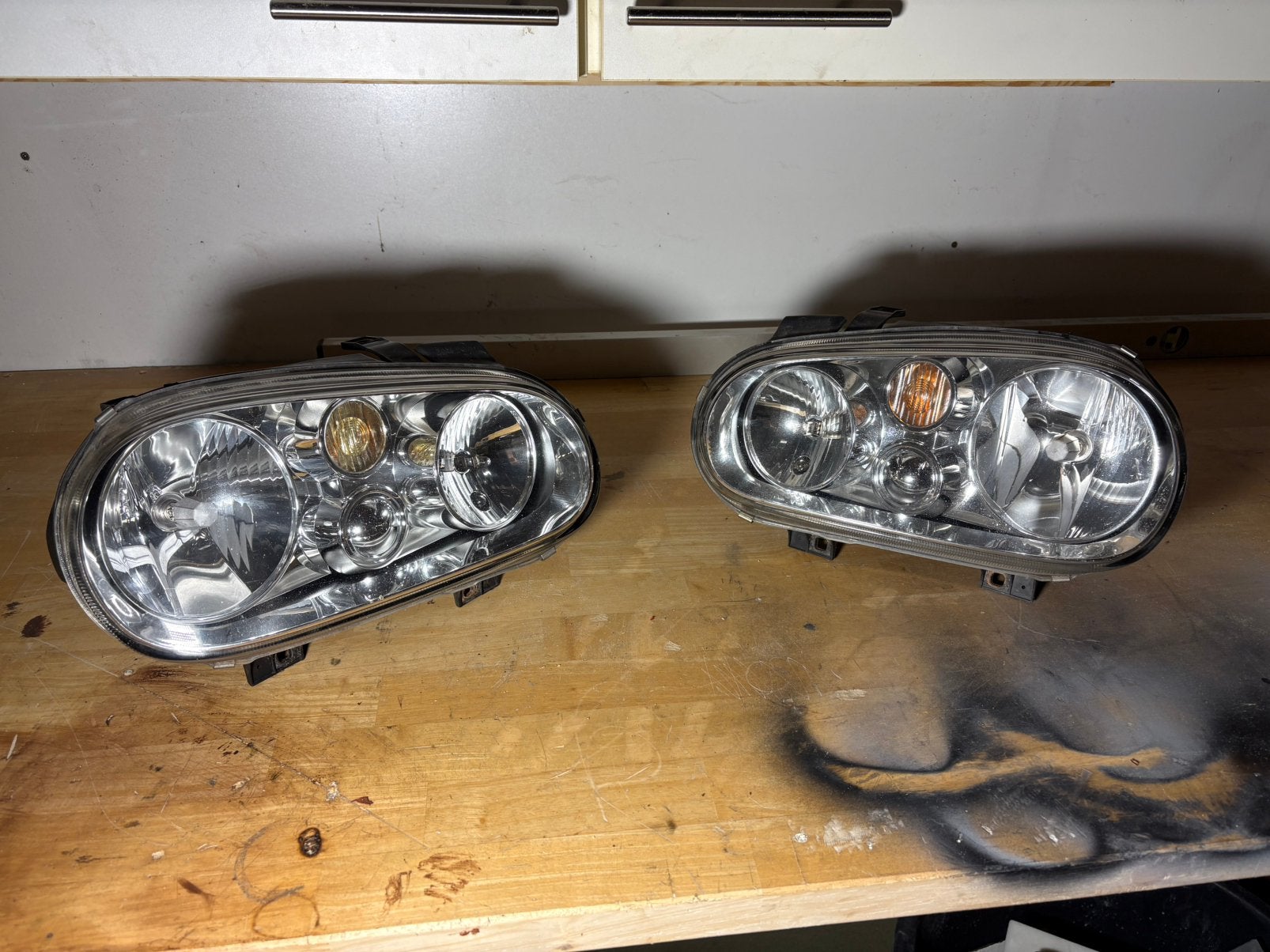 Golf 4 Koplampen, Auto-onderdelen, Ophalen of Verzenden, Gebruikt, Volkswagen