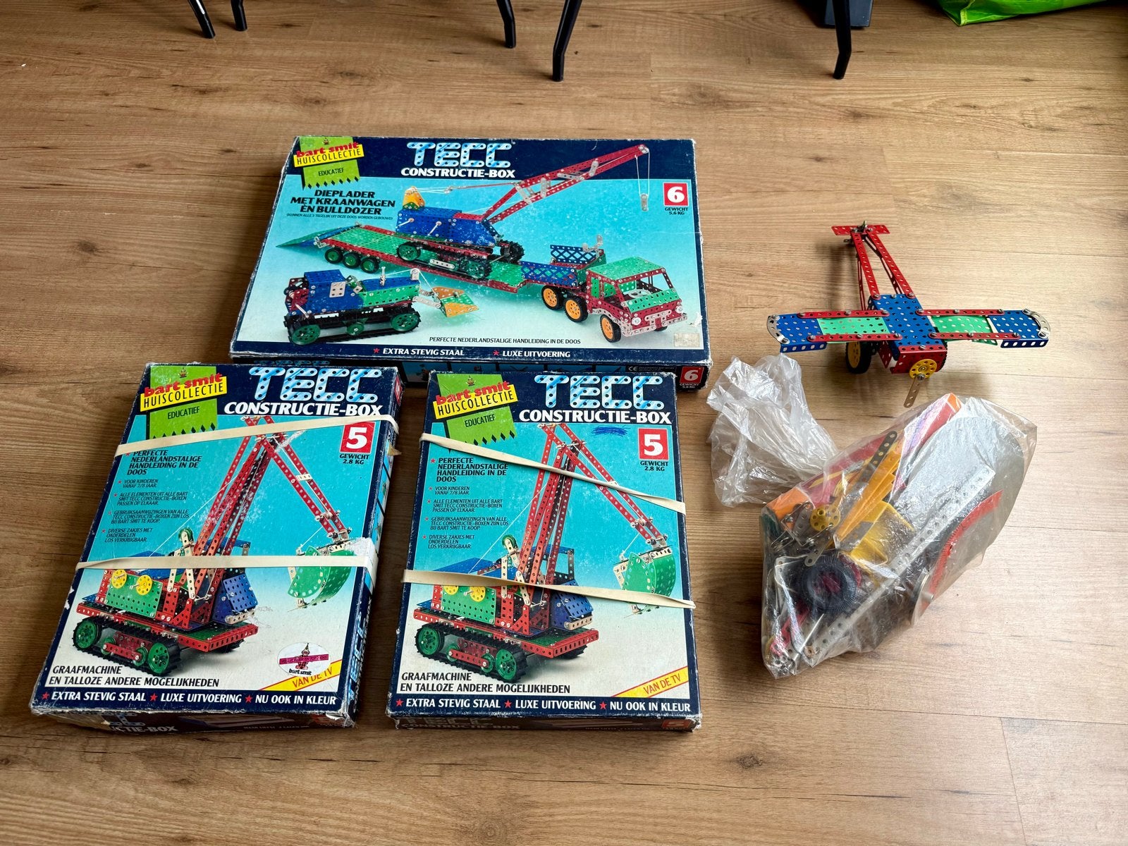 TEC Constructie-Boxen 5 en 6 - Vintage Metaalbouwdozen, Ophalen of Verzenden, Gebruikt, Overige merken