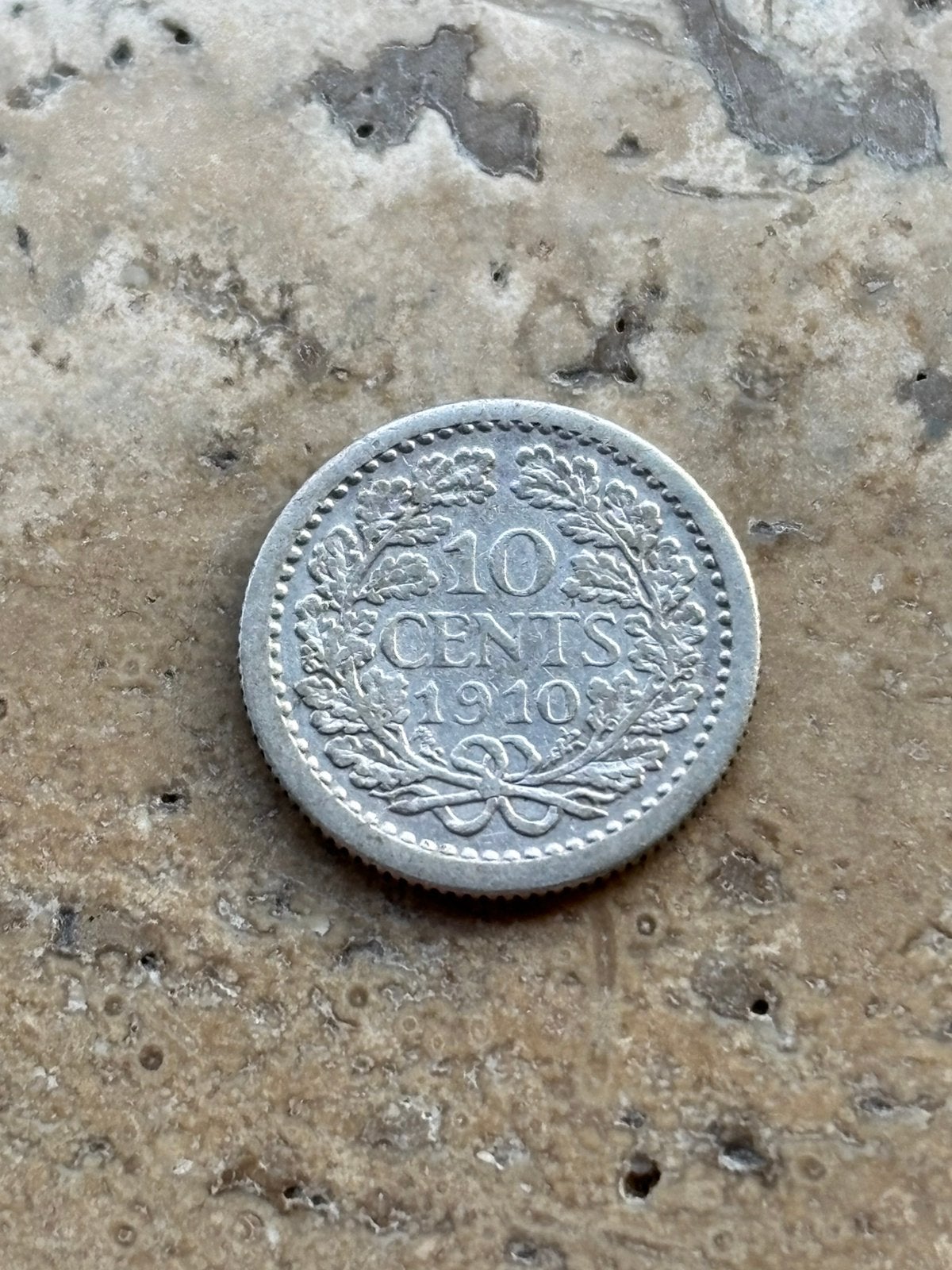 10 cent 1910 Wilhelmina , mooie kwaliteit, Zilver, Ophalen of Verzenden, 10 cent, Koningin Wilhelmina