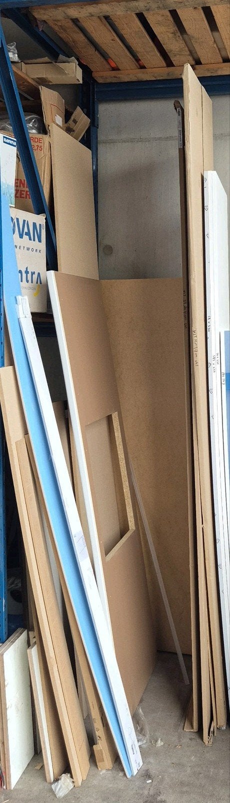 Keuken accessoires (blad / zijpanelen), Ophalen