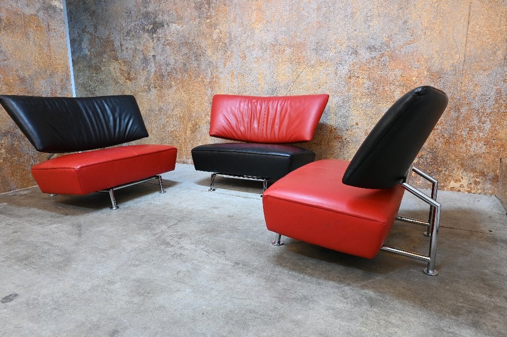 IZG staat 1 Leolux Akka design bankje / chaise longue, Leolux, Minder dan 75 cm, Design, Ophalen of Verzenden