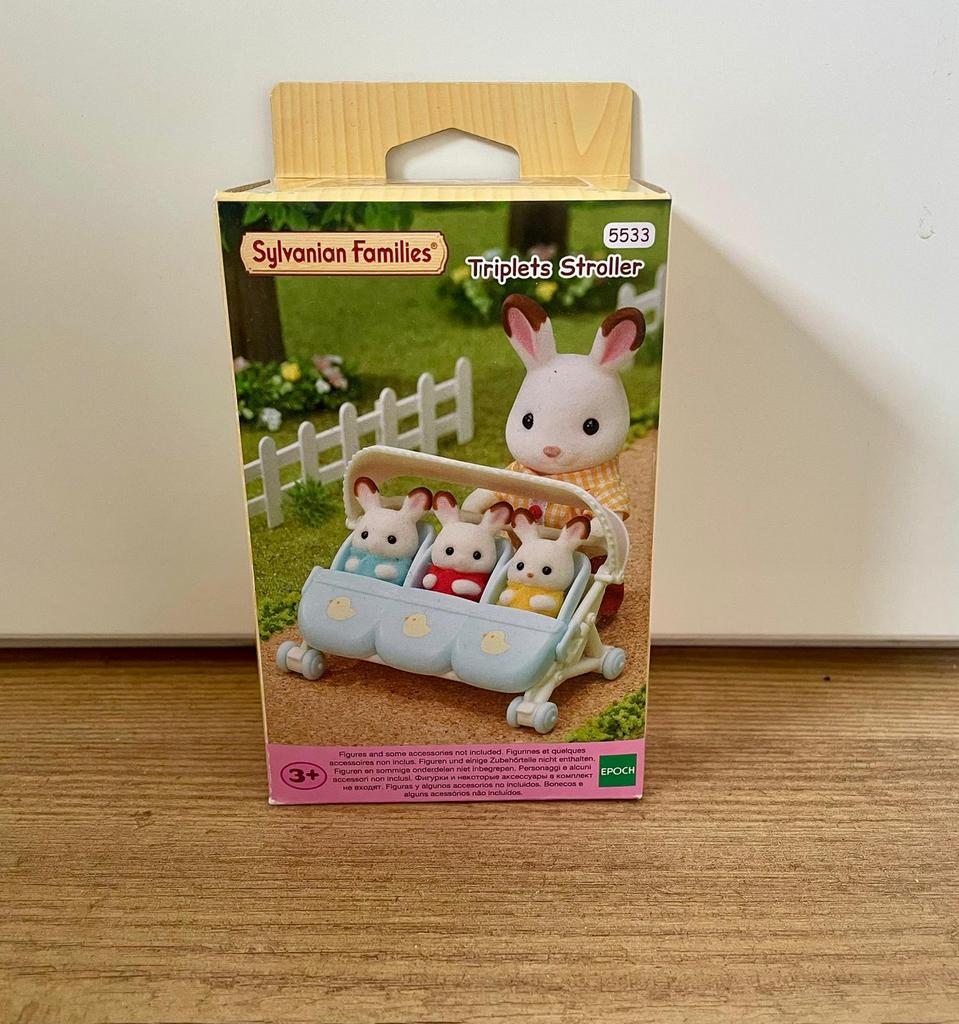 Sylvanian Families drieling kinderwagen, Kinderen en Baby's, Ophalen, Zo goed als nieuw, Toebehoren