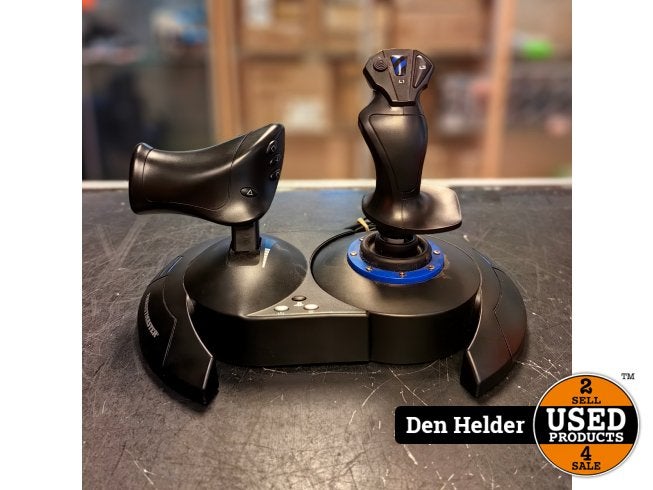 Thrustmaster Flight Holas 4 PS5 Flightstick - In Nette, Thrustmaster, Zo goed als nieuw, https://support.thrustmaster.com/en/contact-en/