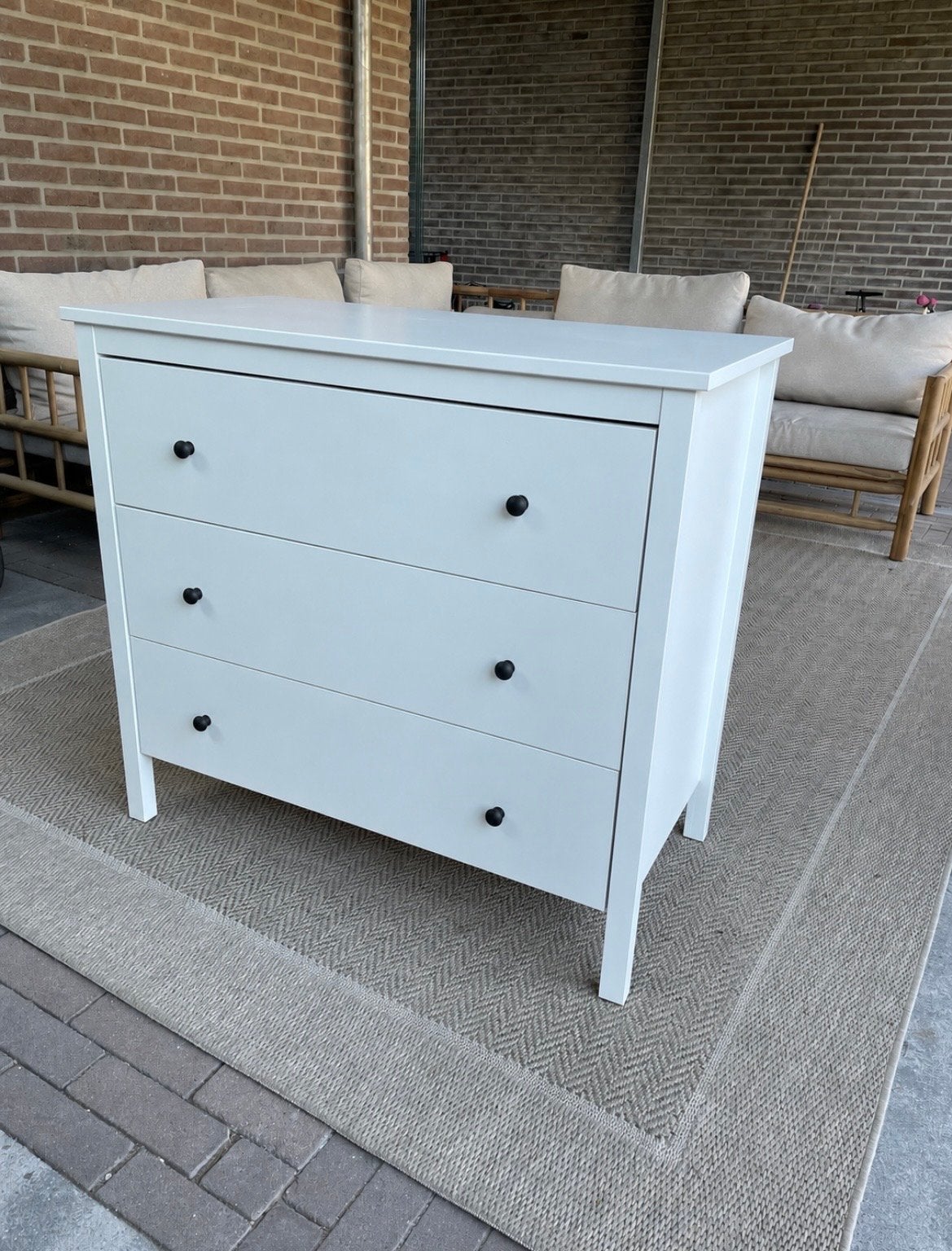 IKEA KILBERGET ladekast wit, 3 laden, Ophalen, Zo goed als nieuw, 3 of 4 laden, 25 tot 50 cm