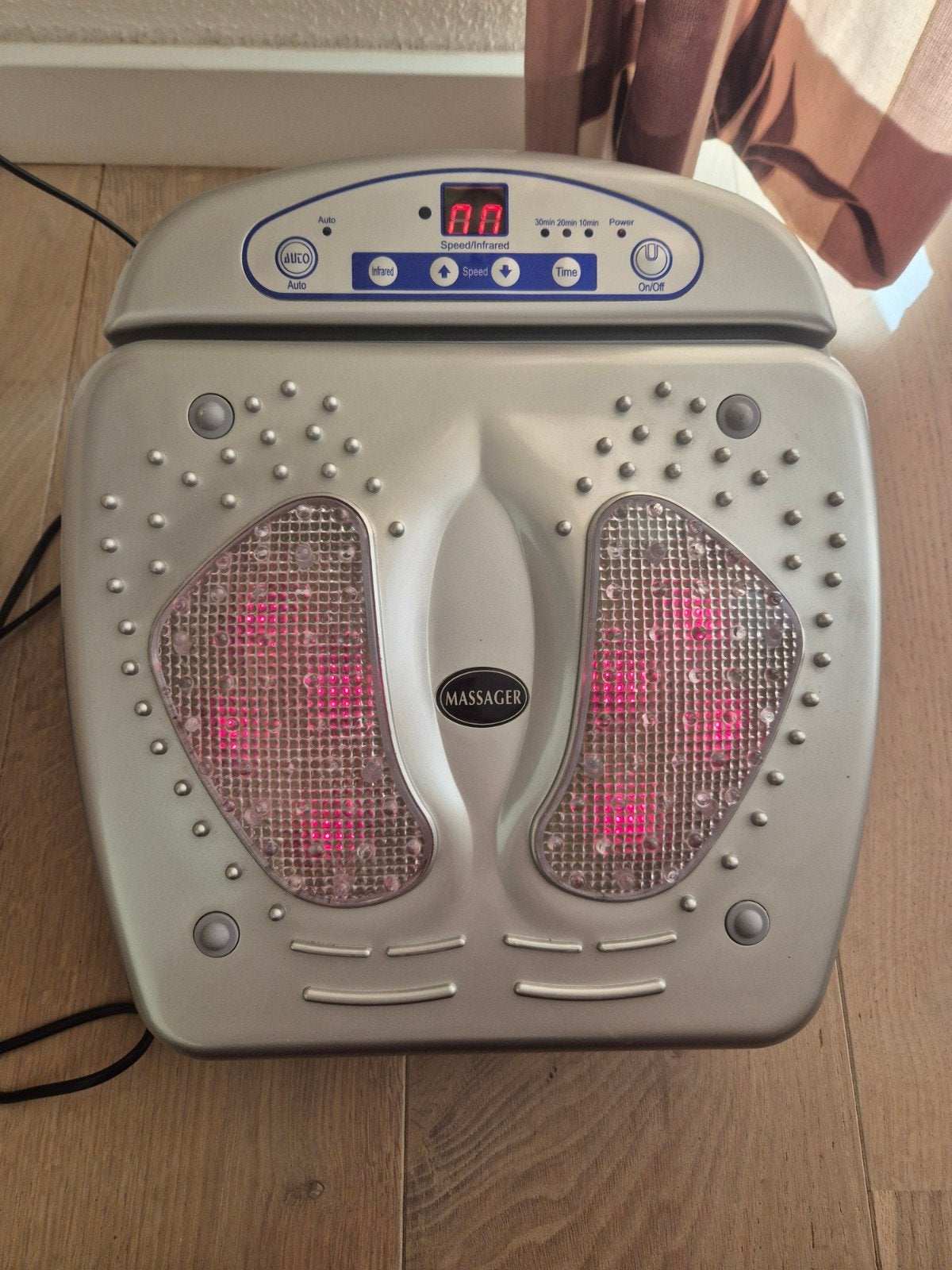 Voetmassage apparaat met Infrarood, 2 afstandsbedieningen en, Sport en Fitness, Massageproducten, Ophalen of Verzenden, Gebruikt