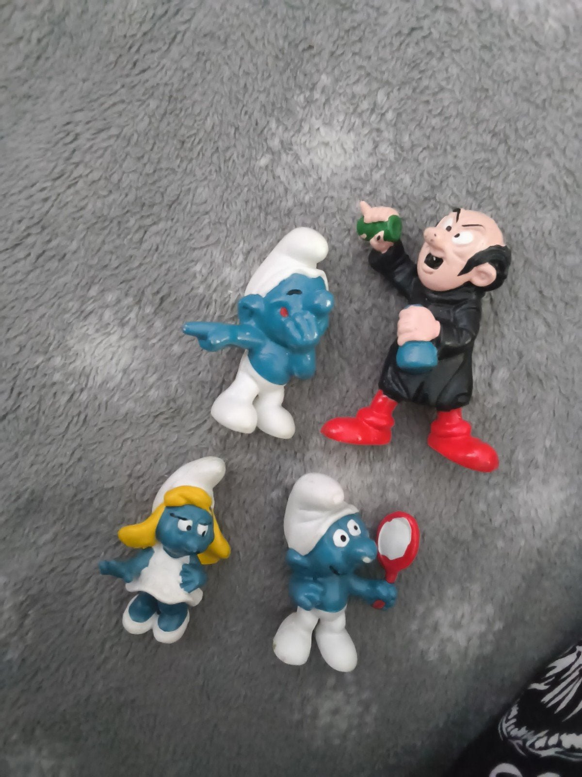 Smurfen Schleich jaren '70 - 4 stuks, Verzamelen, Smurfen, Ophalen of Verzenden, Gebruikt, Verschillende Smurfen, Poppetje, Figuurtje of Knuffel