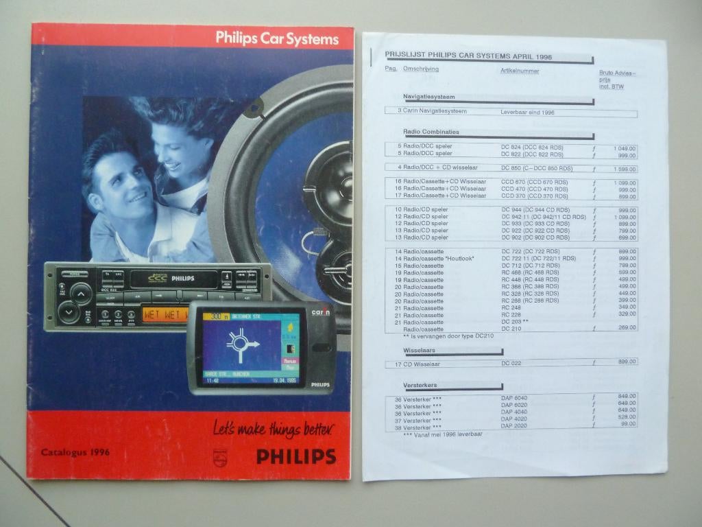 Philips Car Systems Catalogus 1996, Boeken, Catalogussen en Folders, Ophalen of Verzenden, Catalogus