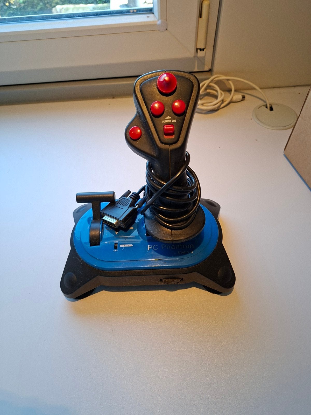 Logic 3 PC Phantom Joystick - Vintage Gaming Controller, Computers en Software, Joysticks, Ophalen of Verzenden, Gebruikt, Logic 3