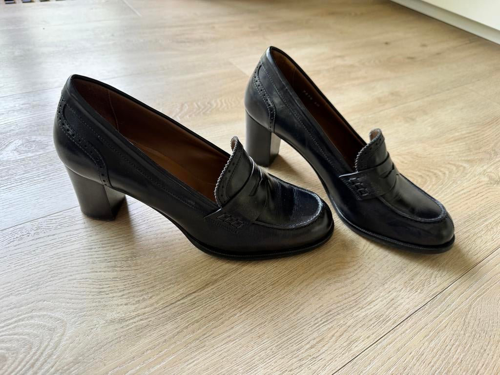 Pertini instappers maat 40, Kleding | Dames, Schoenen, Zo goed als nieuw, Instappers, Zwart, Ophalen of Verzenden