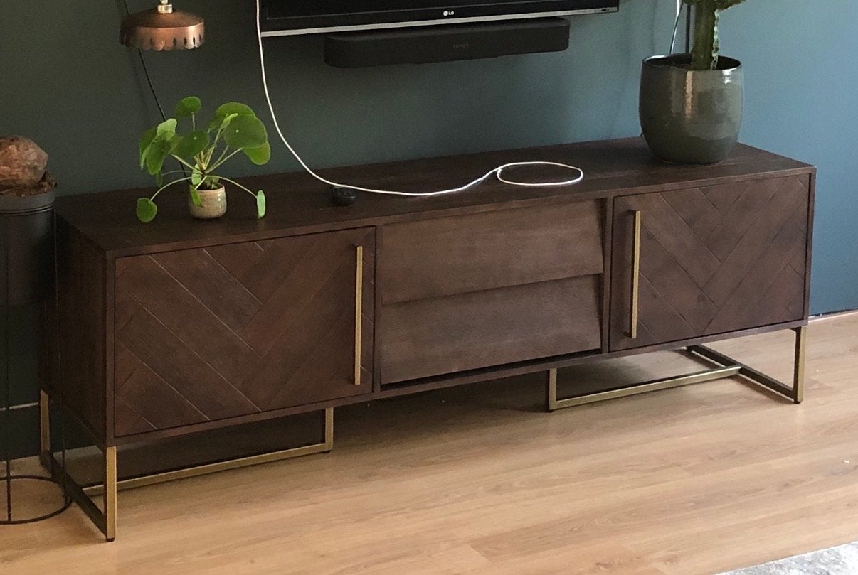 Dutchbone Class Dressoir - 180 cm breed, Gebruikt, 150 tot 200 cm, Ophalen of Verzenden, Met lade(s)