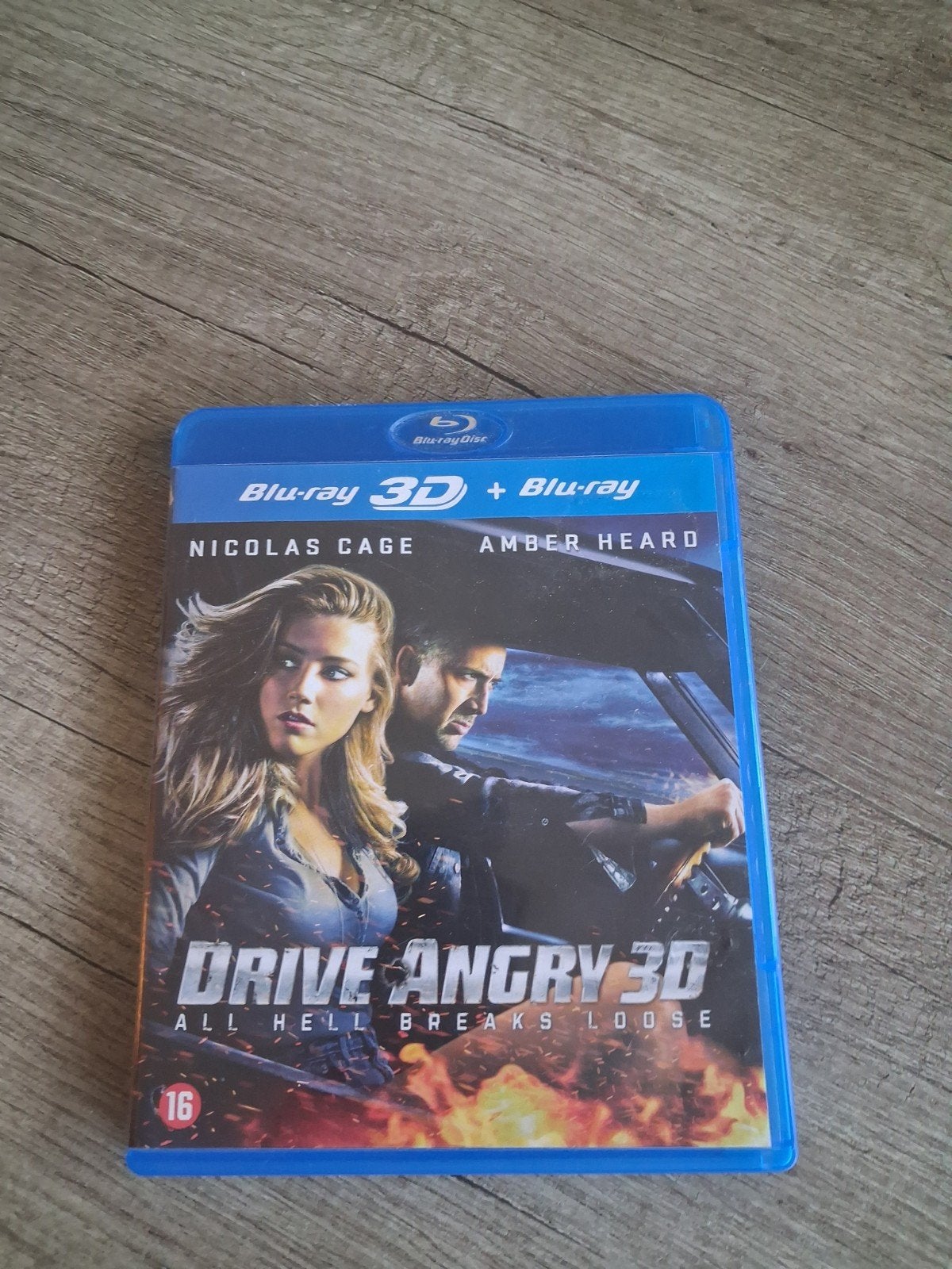 Drive Angry 3D Blu-ray - Actie Nicolas Cage,Amber Heard, Engels, Vanaf 16 jaar, Nederlands, Film