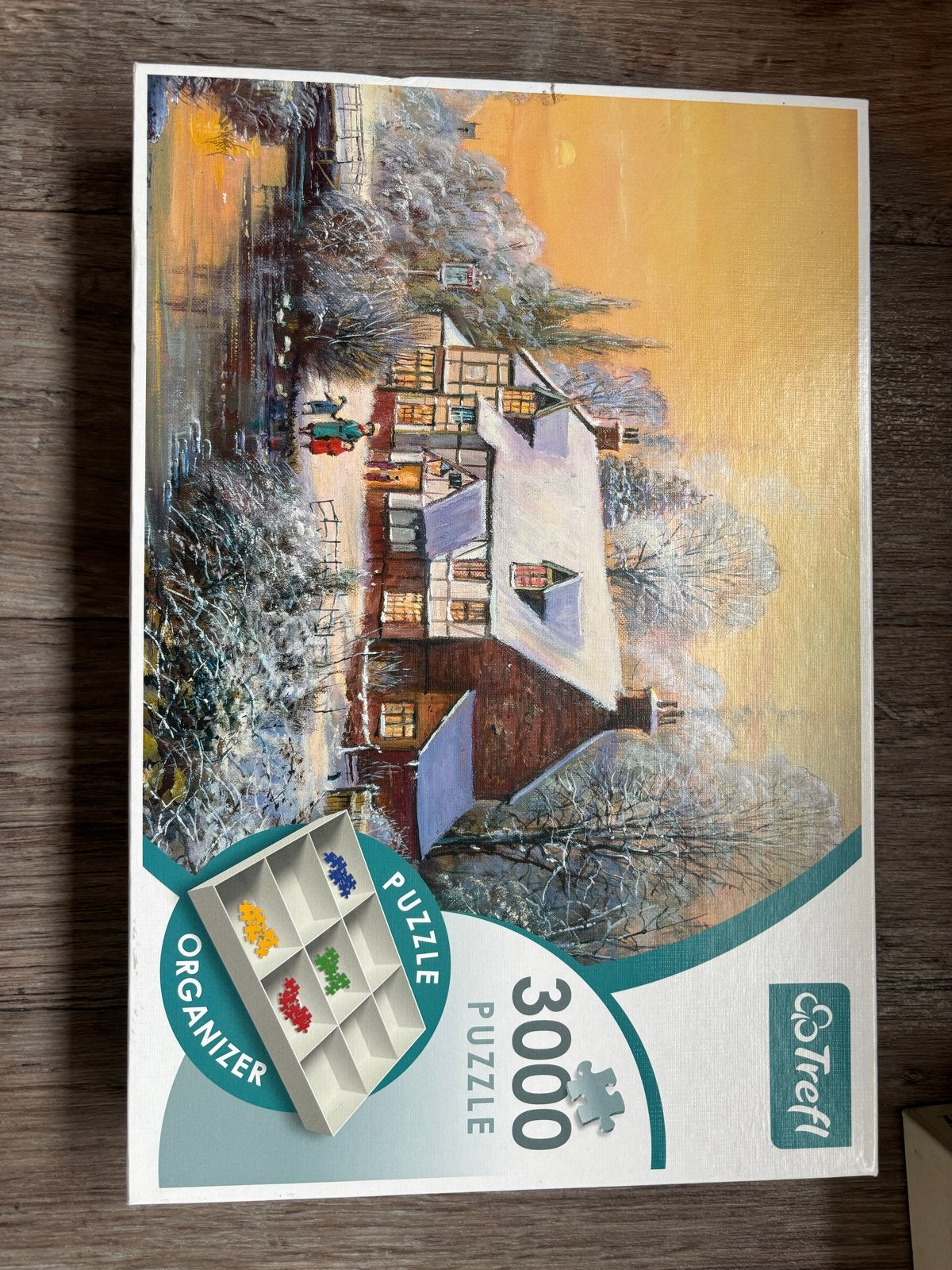 Trefl Legpuzzel 3000 stukjes Winterlandschap + Organizer, Ophalen of Verzenden, Meer dan 1500 stukjes, Zo goed als nieuw, Legpuzzel