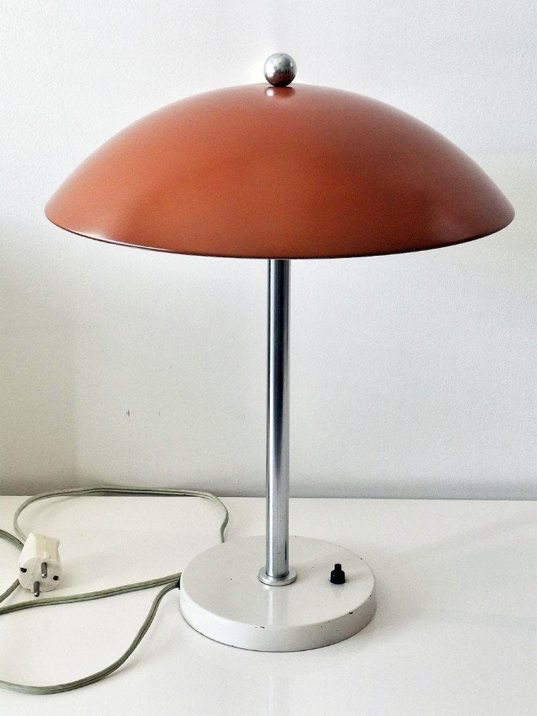 Gispen mushroom tafellamp 5015, Huis en Inrichting, Lampen | Tafellampen, Bureaulamp, Gebruikt, Overige merken, Vintage