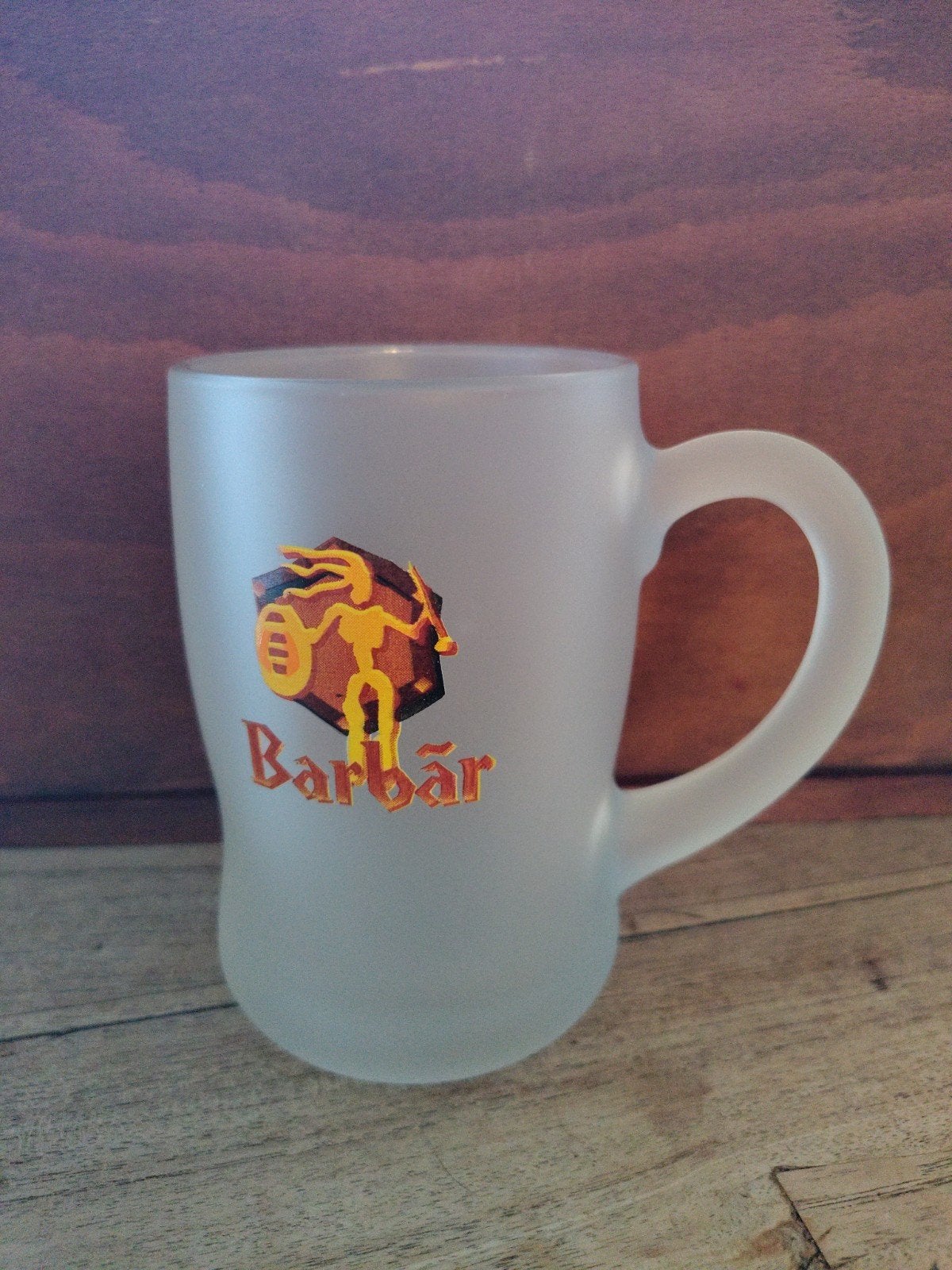 Barbar bierpul - mat glas, Ophalen of Verzenden, Zo goed als nieuw, Pul(len), Overige merken