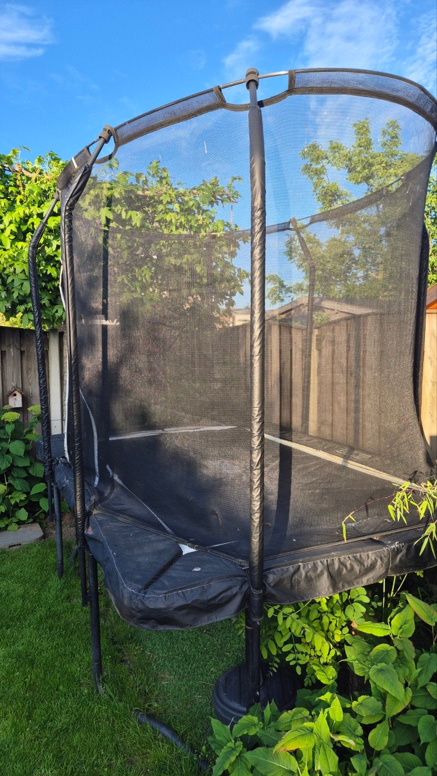 Trampoline, Ophalen, Gebruikt