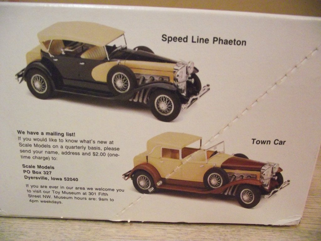 modelbouw pakket 1930 Duesenberg phaeton, Overige merken, Auto, Groter dan 1:32, Nieuw
