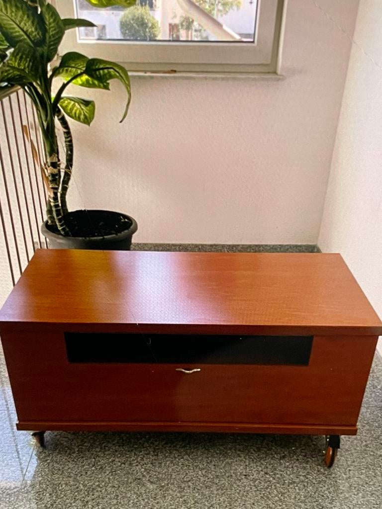 Televisie Meubel (Hoog Kwaliteit) Kersen Look!!, Kersenhout, Gebruikt, Tijdloos, Minder dan 100 cm
