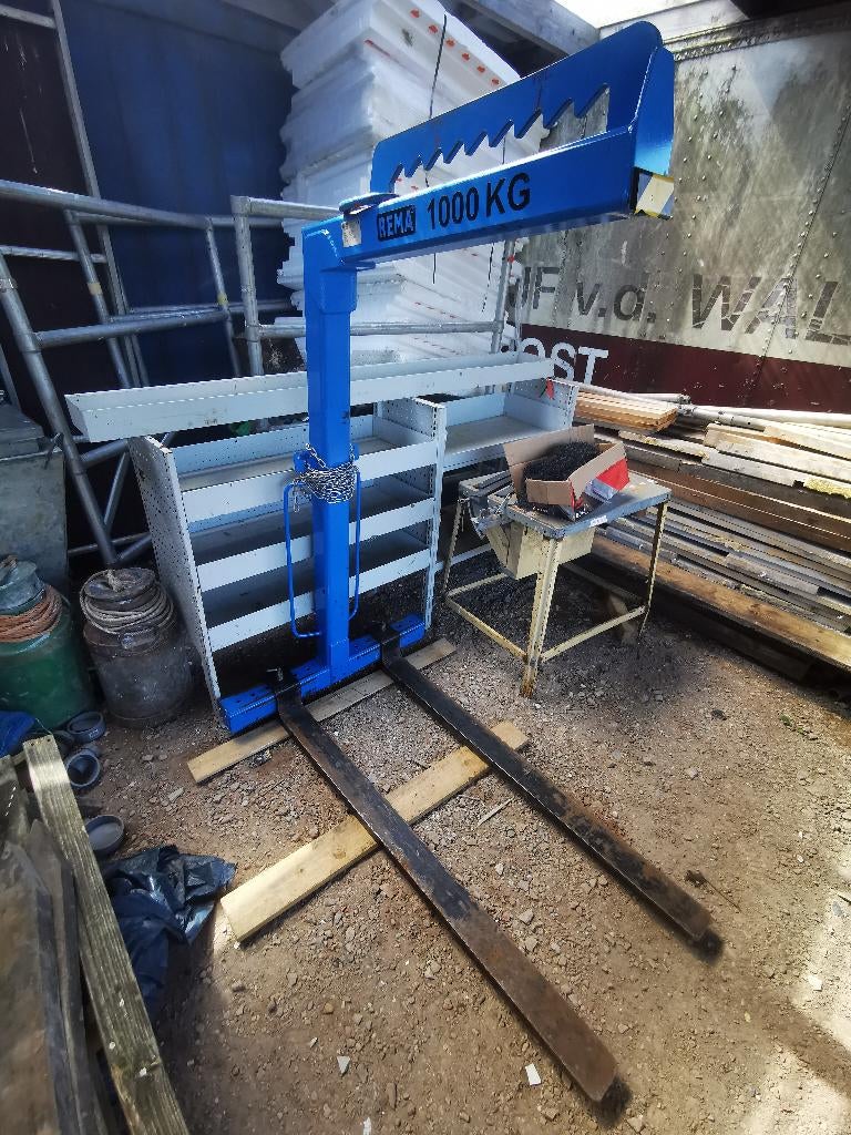 Rema pallethaak 1000kg 2017, Ophalen of Verzenden, Gebruikt