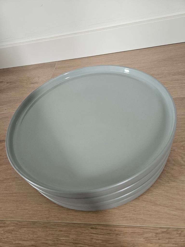 4x Blomus dinerplate Pilar, Ophalen of Verzenden, Bord(en), Overige stijlen, Glas