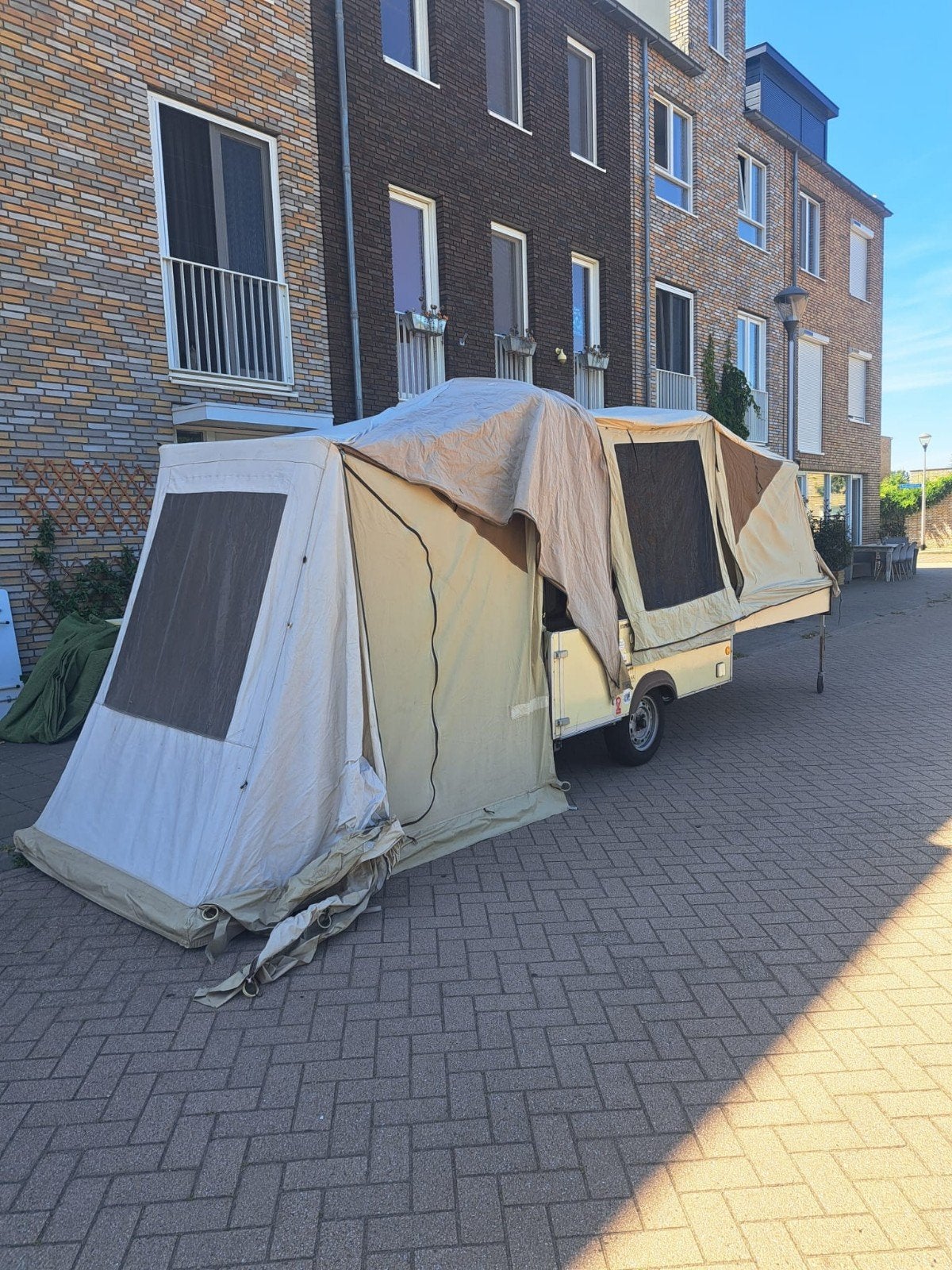 Holtkamper Flyer, Caravans en Kamperen, Ophalen, Beige, Holtkamper, Tot en met 4