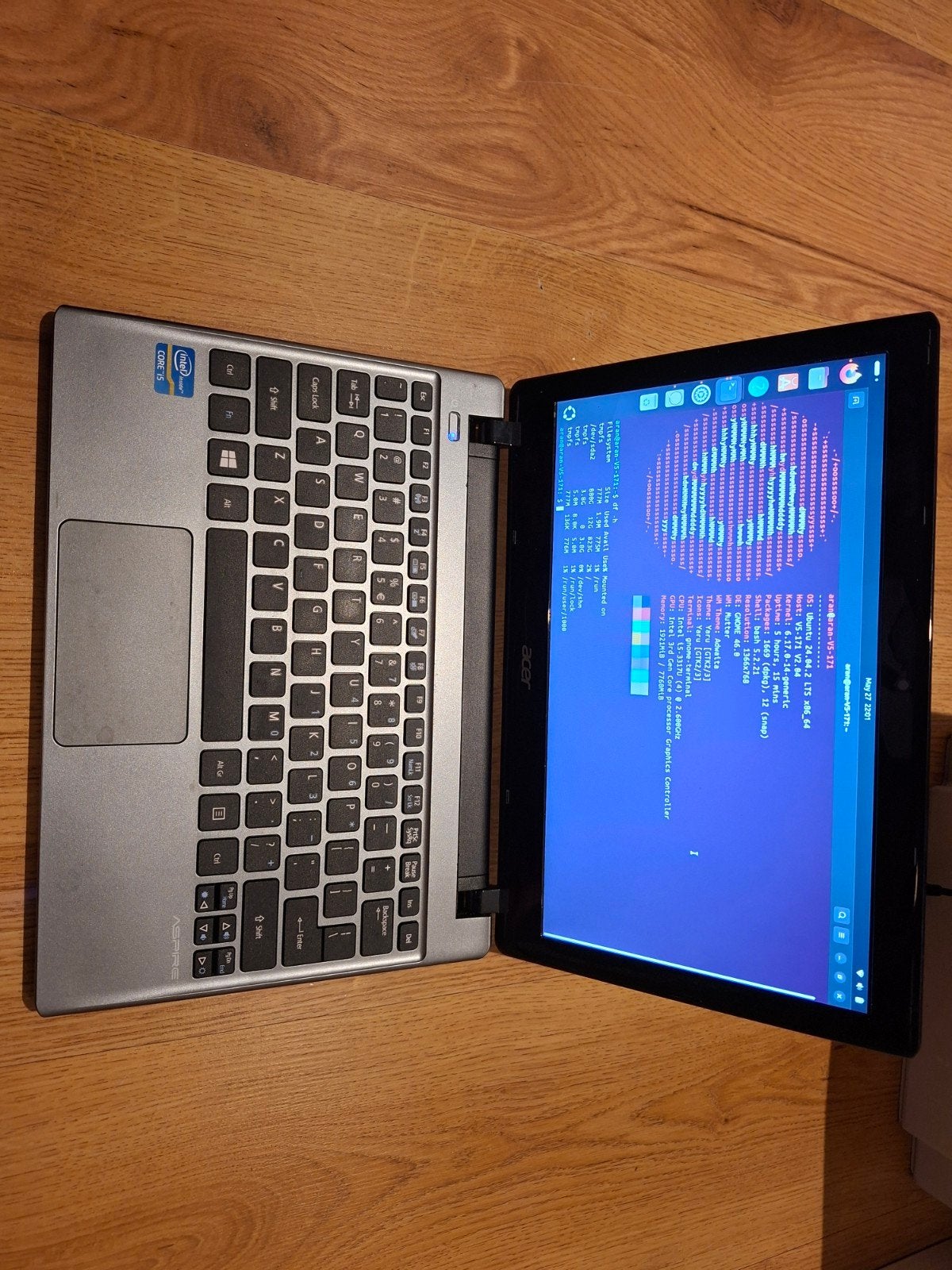 Acer Aspire V5-171 Laptop - Zonder adapter, Computers en Software, Windows Laptops, Gebruikt, Qwerty, 11 inch, Ophalen of Verzenden