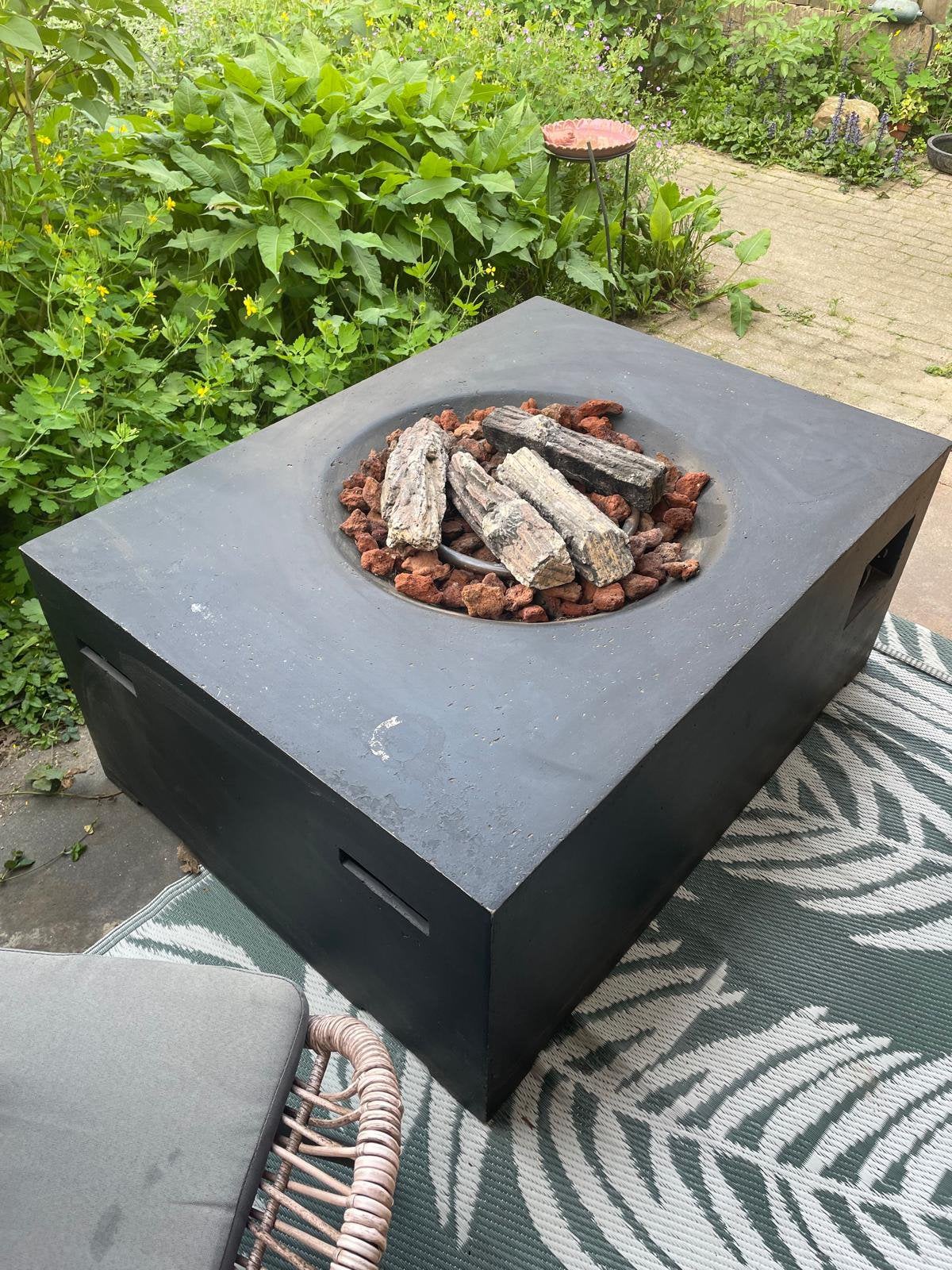 Happy cocooning vuurtafel, Tuin en Terras, Ophalen, Gebruikt