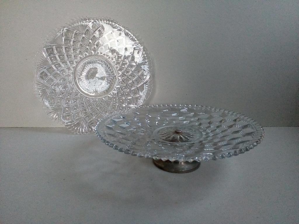 Gebak/vlaaischalen.(Knapkoekschalen).Vintage Pr/p/st vanaf, Ophalen of Verzenden