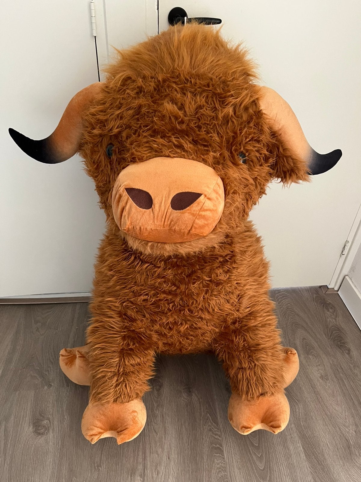 Grote knuffel Schotse Hooglander (Koe), Kinderen en Baby's, Ophalen, Nieuw, Groot (groter dan 80 cm), Bruin