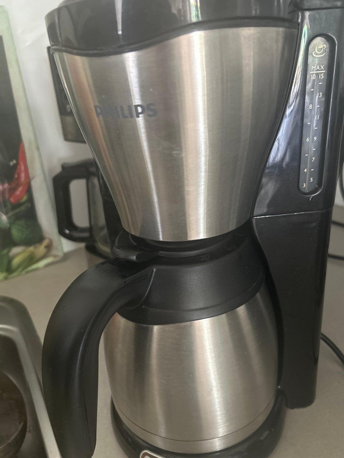 Philips Koffiezetapparaat met Thermoskan - ZGAN, 10 kopjes of meer, Koffiemachine, Gemalen koffie, Ophalen of Verzenden