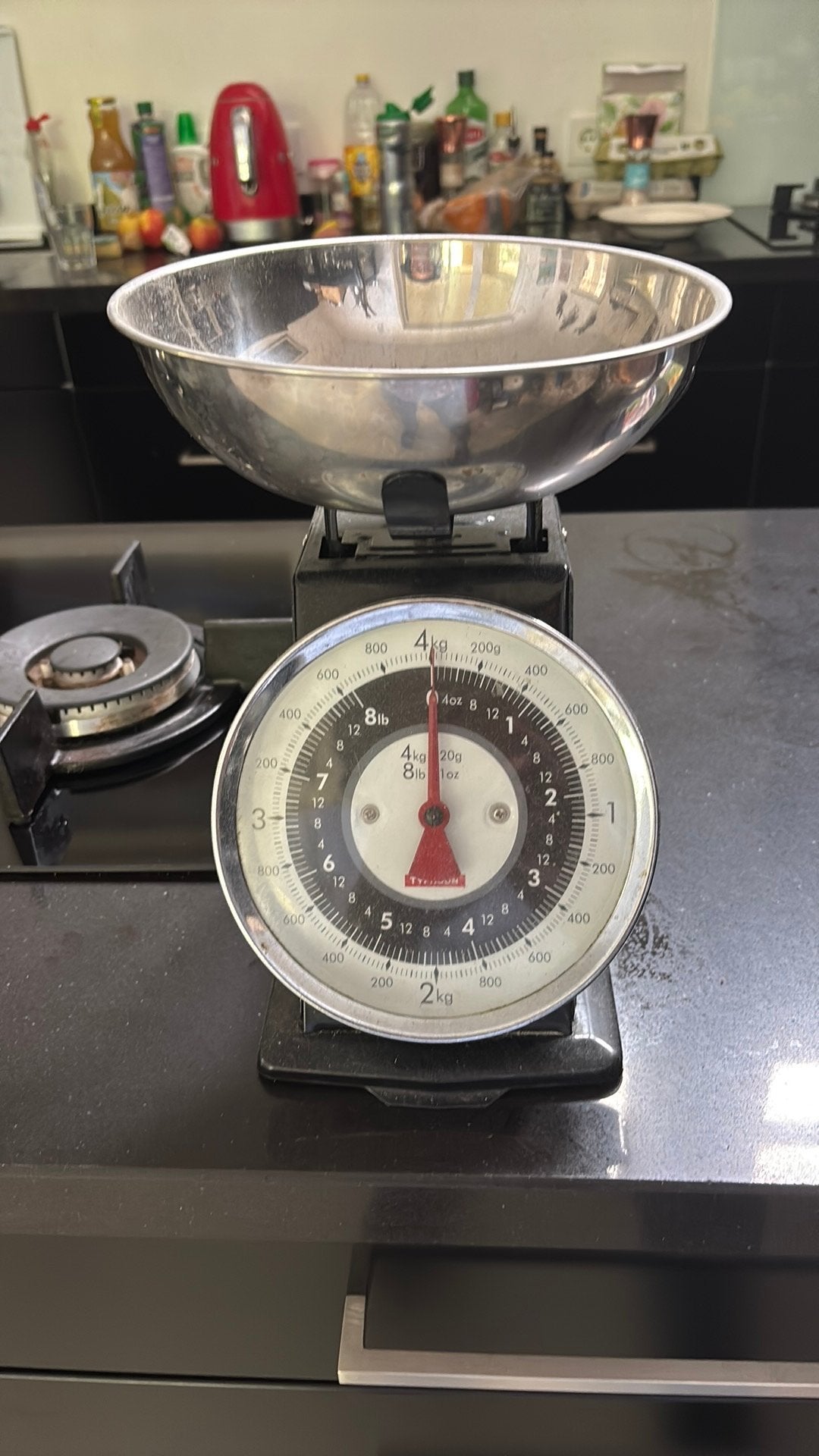 Weegschaal old school, Ophalen, Zo goed als nieuw, Keukenweegschaal, Minder dan 10 kg