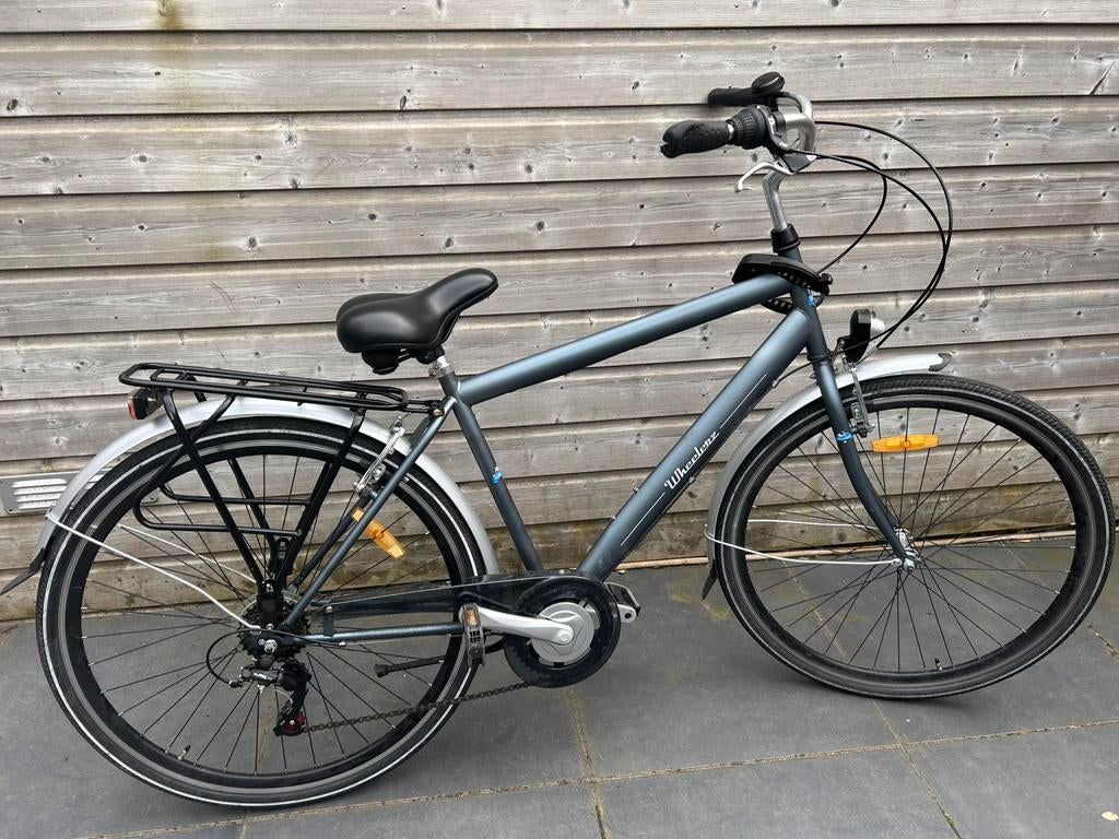 Grey/Metal Wheelerz men's bike, Fietsen en Brommers, Gebruikt, Velgrem, Versnellingen, 49 tot 53 cm