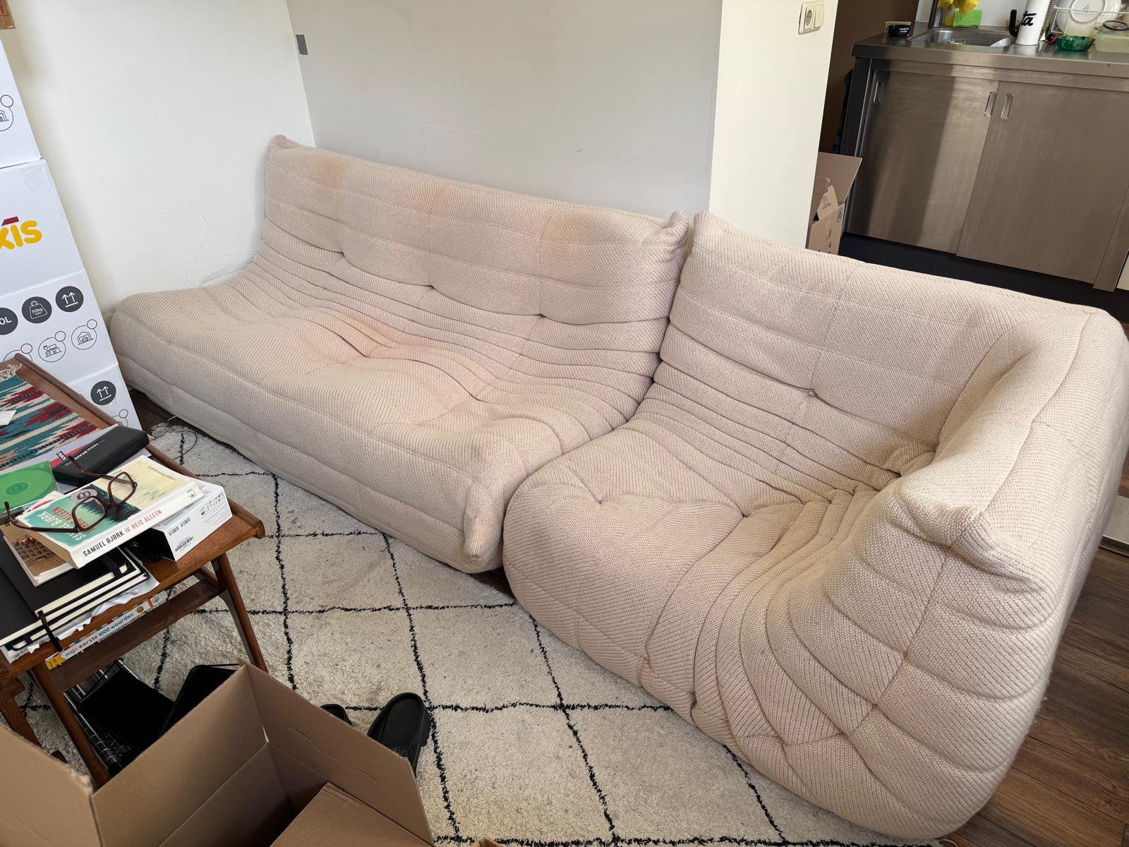 Togo ligne roset - 3 seat and corner, Ophalen, Overige materialen, 250 tot 300 cm, Gebruikt