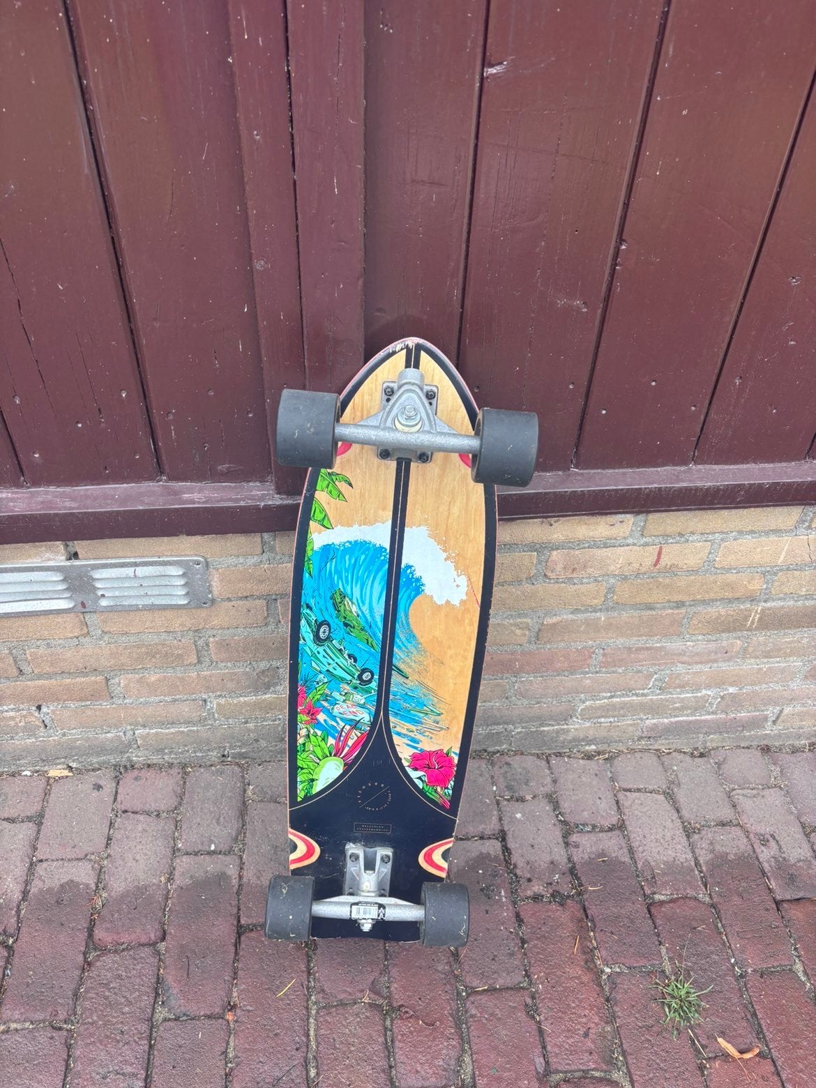 Longboard decathlon, Sport en Fitness, Skateboarden, Ophalen, Zo goed als nieuw, Longboard