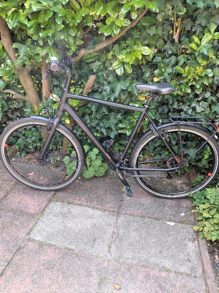 Koga F3 2.1 heren hybride fiets., Gebruikt, Velgrem, Versnellingen, 57 tot 61 cm