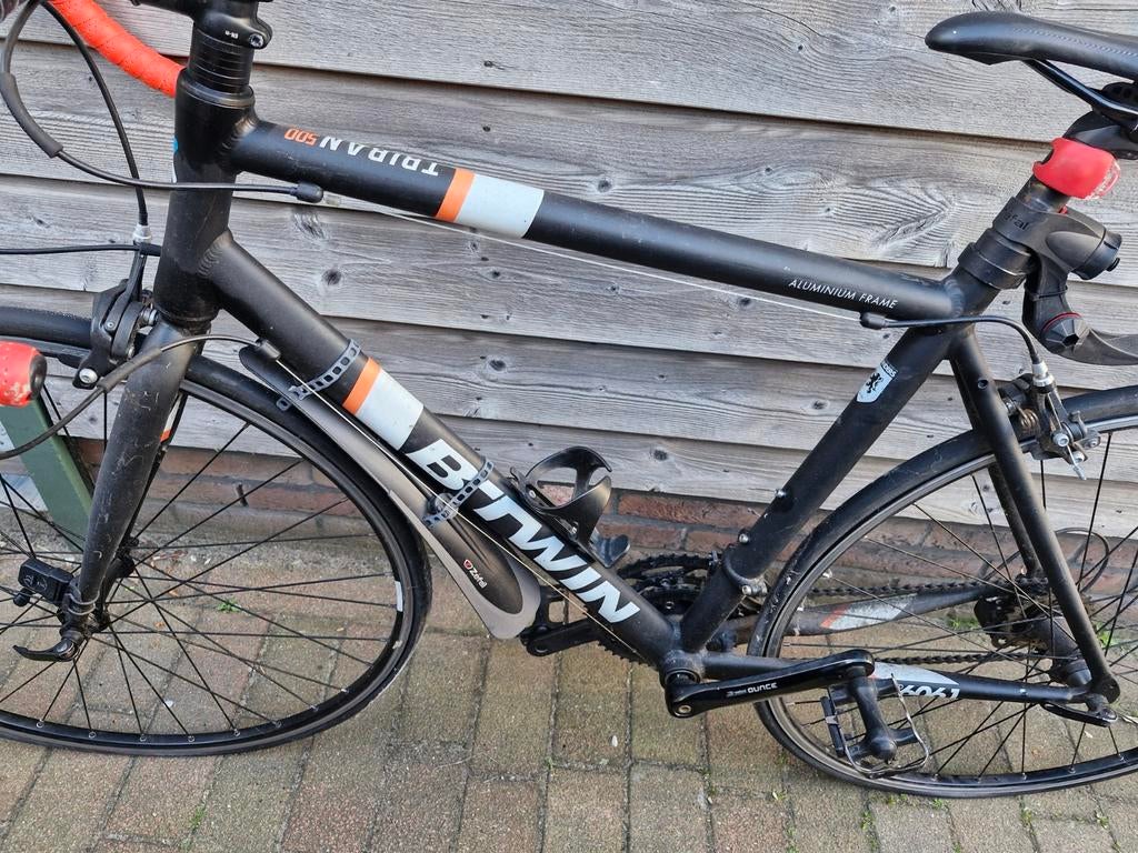 B'Twin Triban 500 racefiets - Aluminium frame, Fietsen en Brommers, Fietsen | Racefietsen, 28 inch, Gebruikt, Aluminium, Meer dan 20 versnellingen