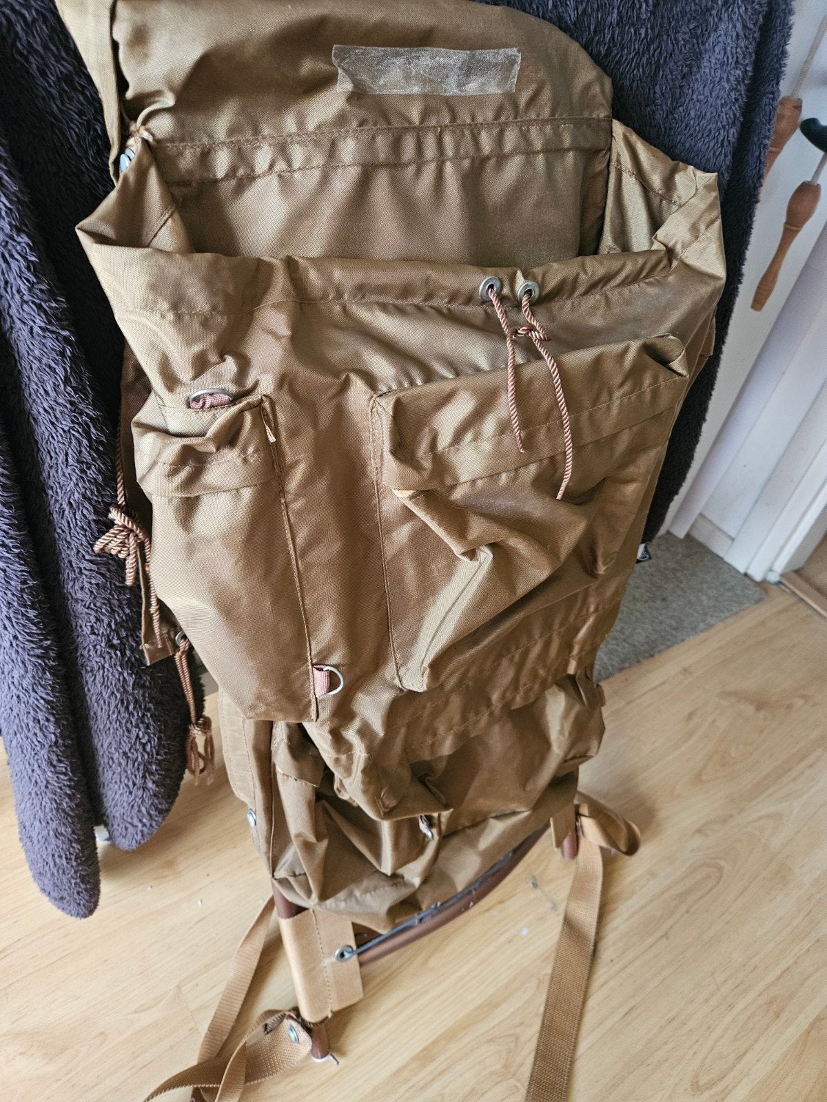 rugzak, bruin 15 euro, Ophalen
