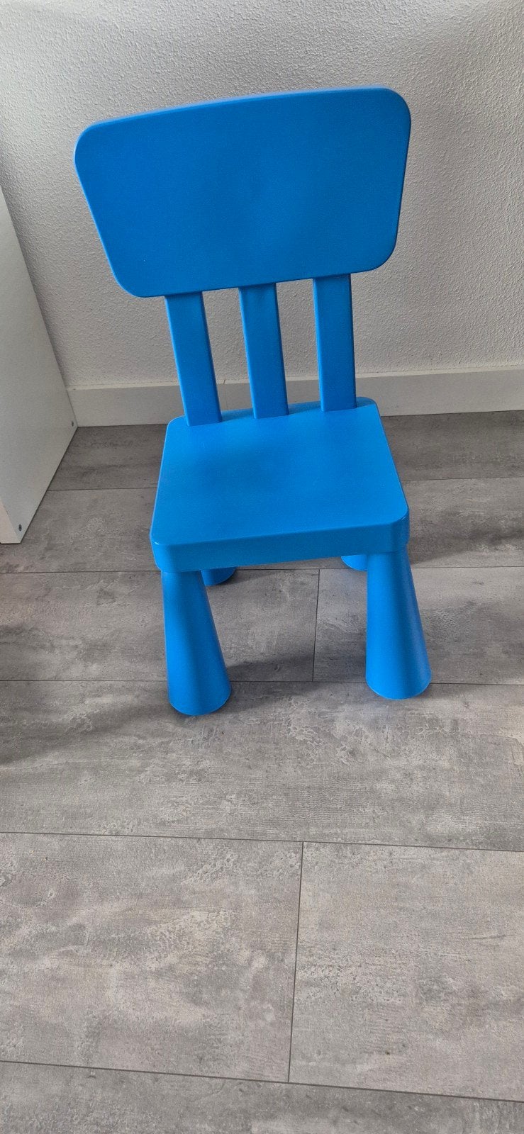 IKEA MAMMUT kinderstoel - Blauw, Ophalen, Zo goed als nieuw, Overige typen